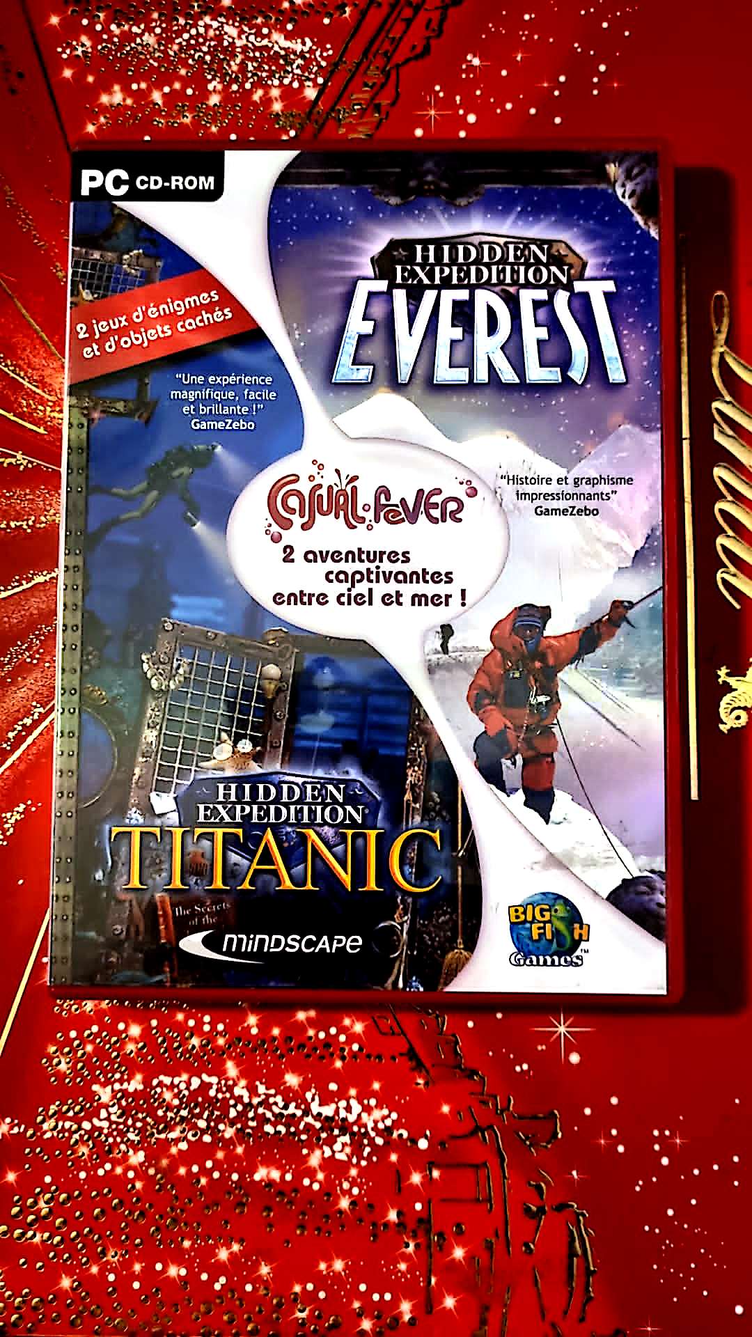 Jeu vidéo PC : hidden expedition everest & titanic