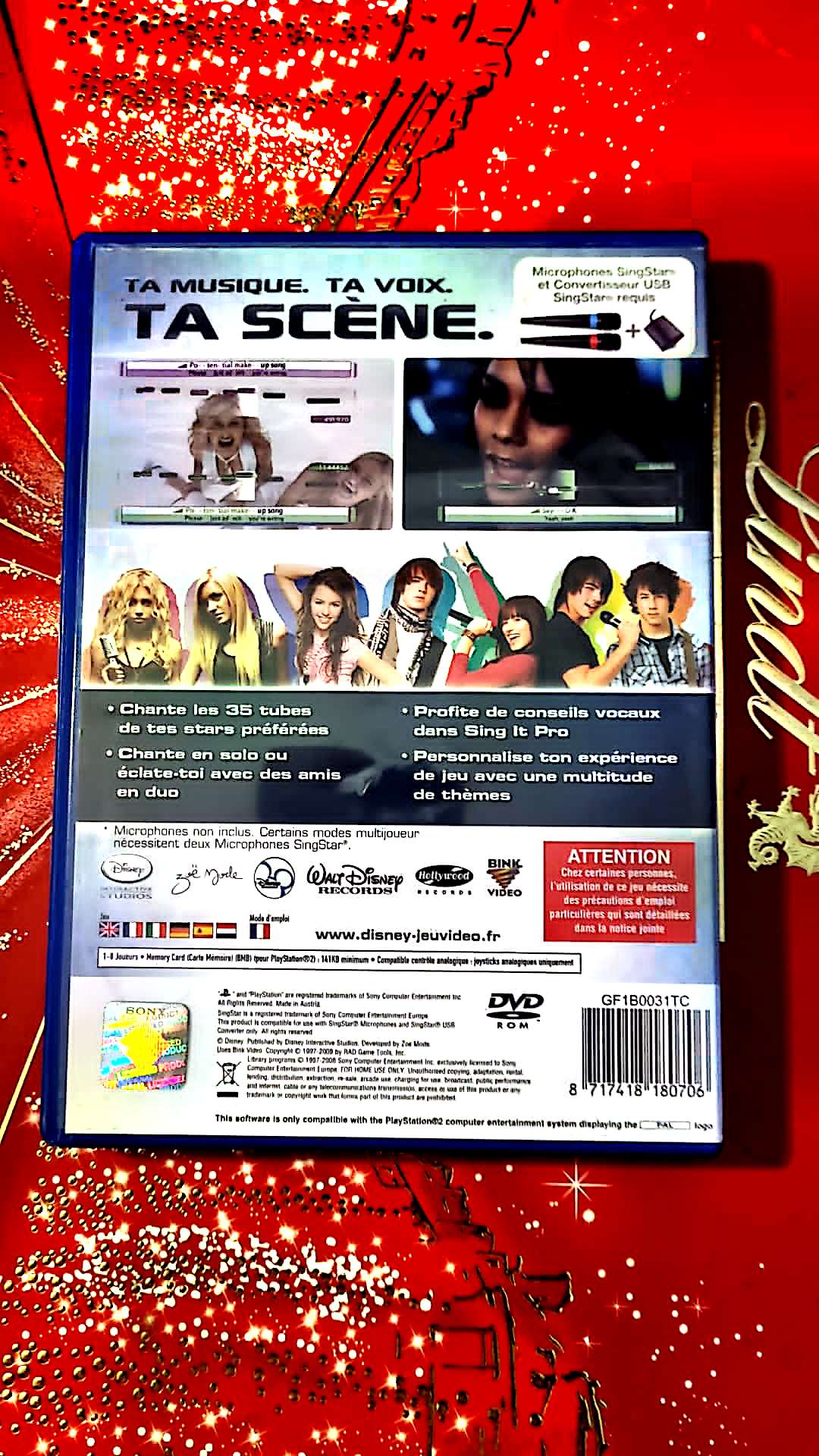 Jeu vidéo PS2 : Disney sing it