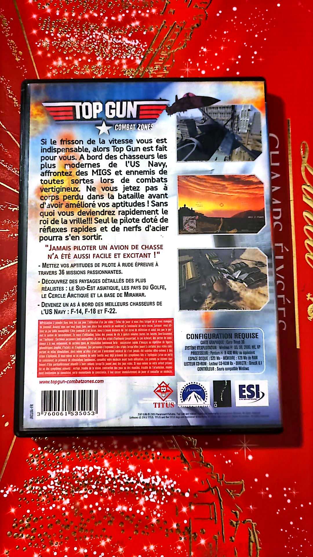 Jeu vidéo PC : top gun combat zones pc