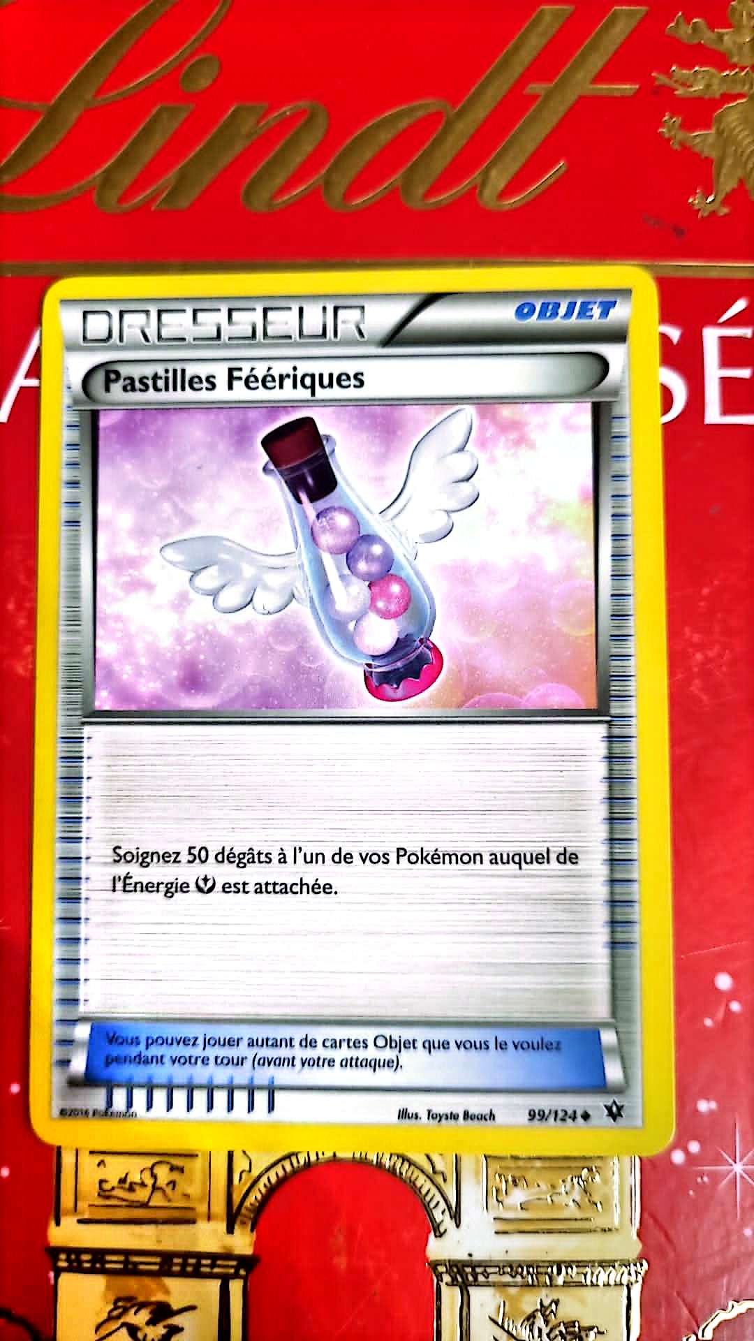 Carte Pokémon – Dresseur Pastilles Fériques – Série XY