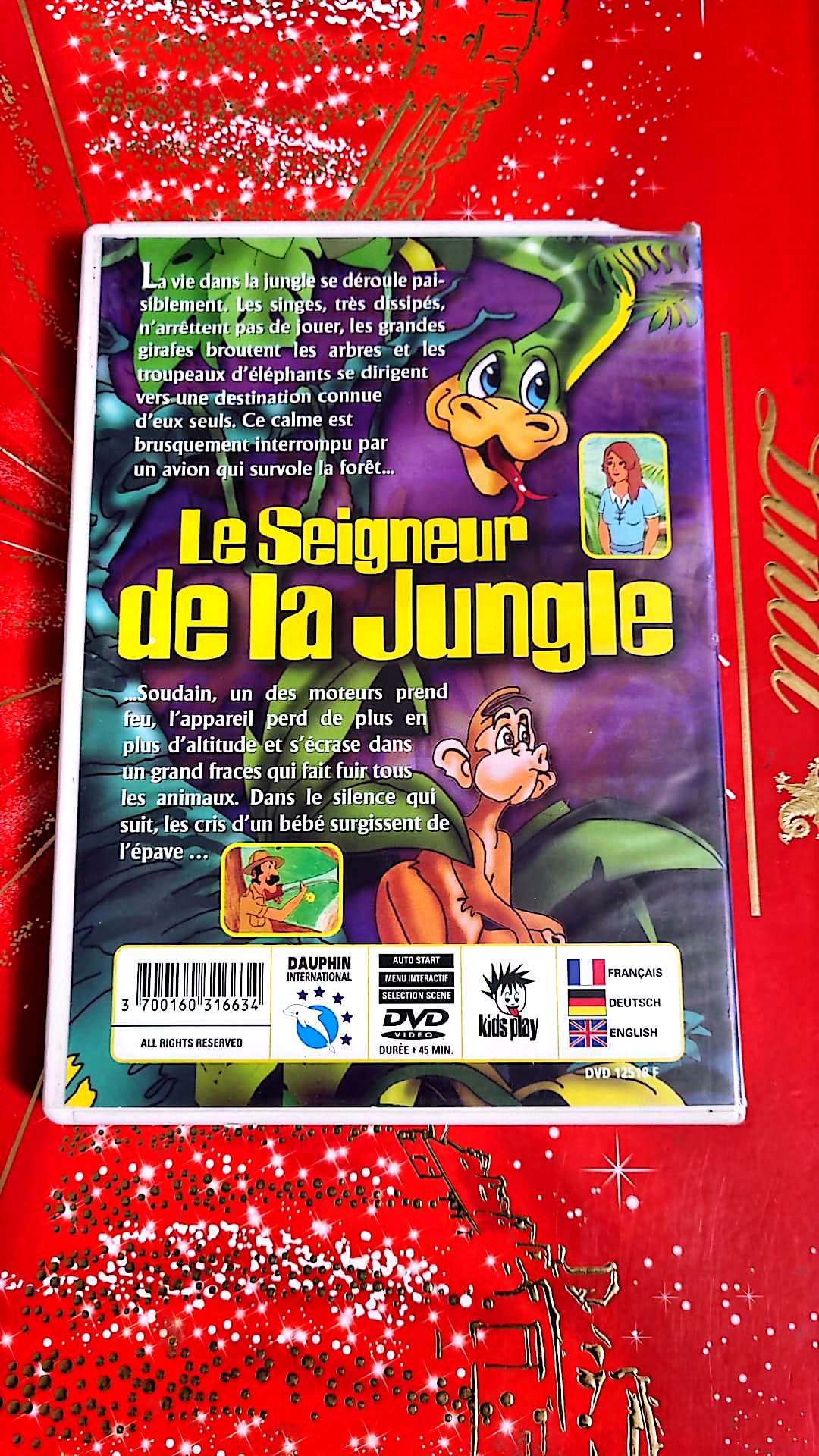 DVD : le seigneur de la jungle dessin animé
