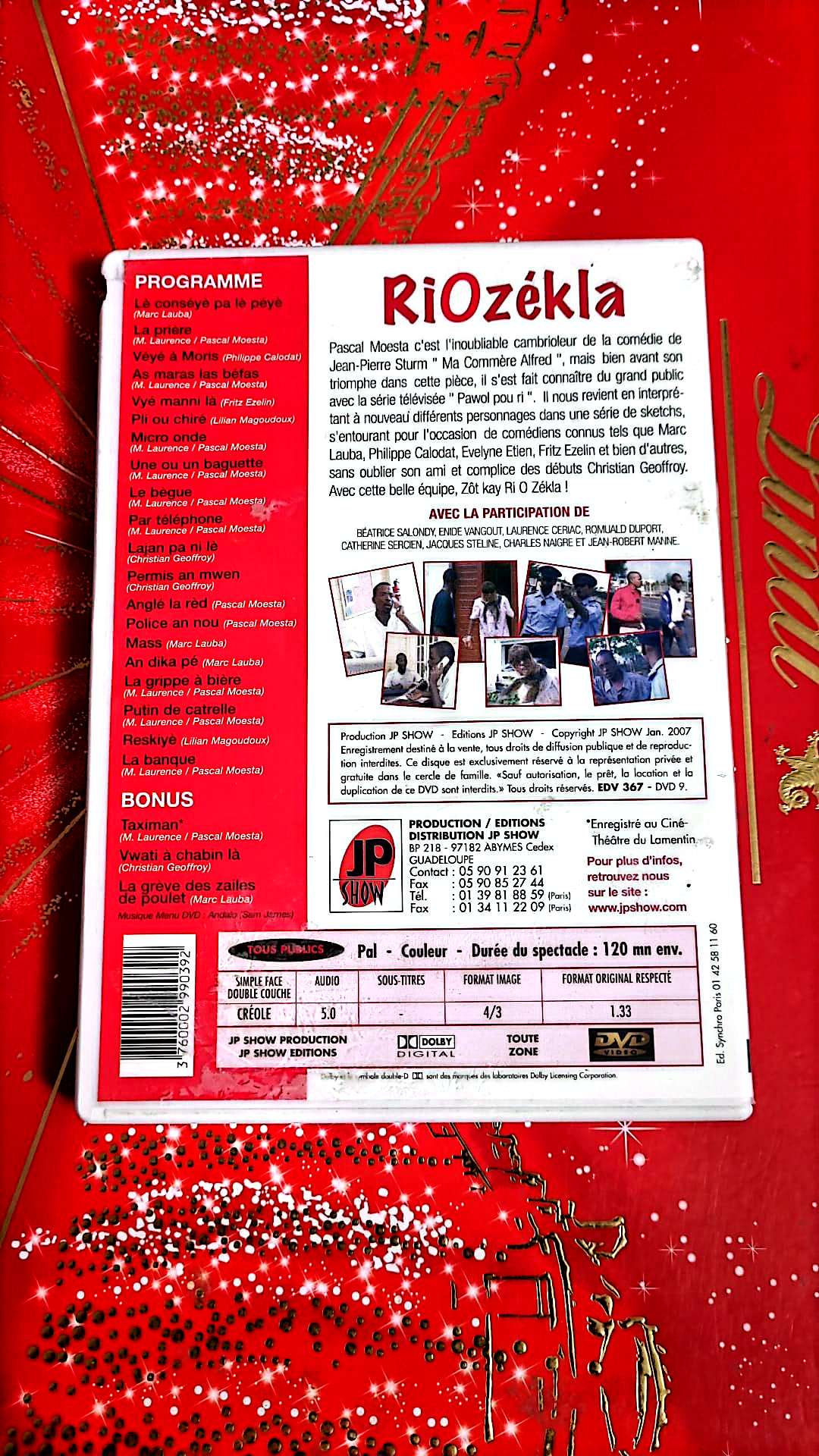 DVD : RIOZECLA avec Pascal moesta