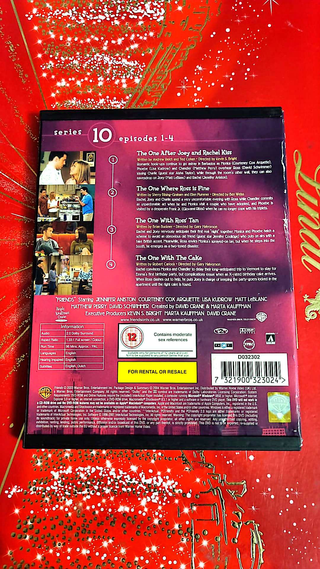 DVD : Frends The final series 10 épisode 1-4