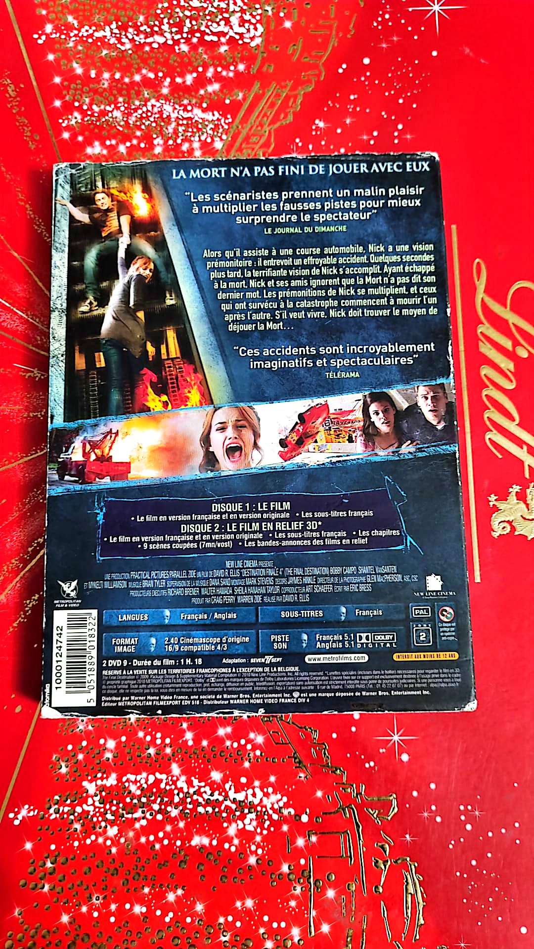 DVD : Destination finale 4 3D