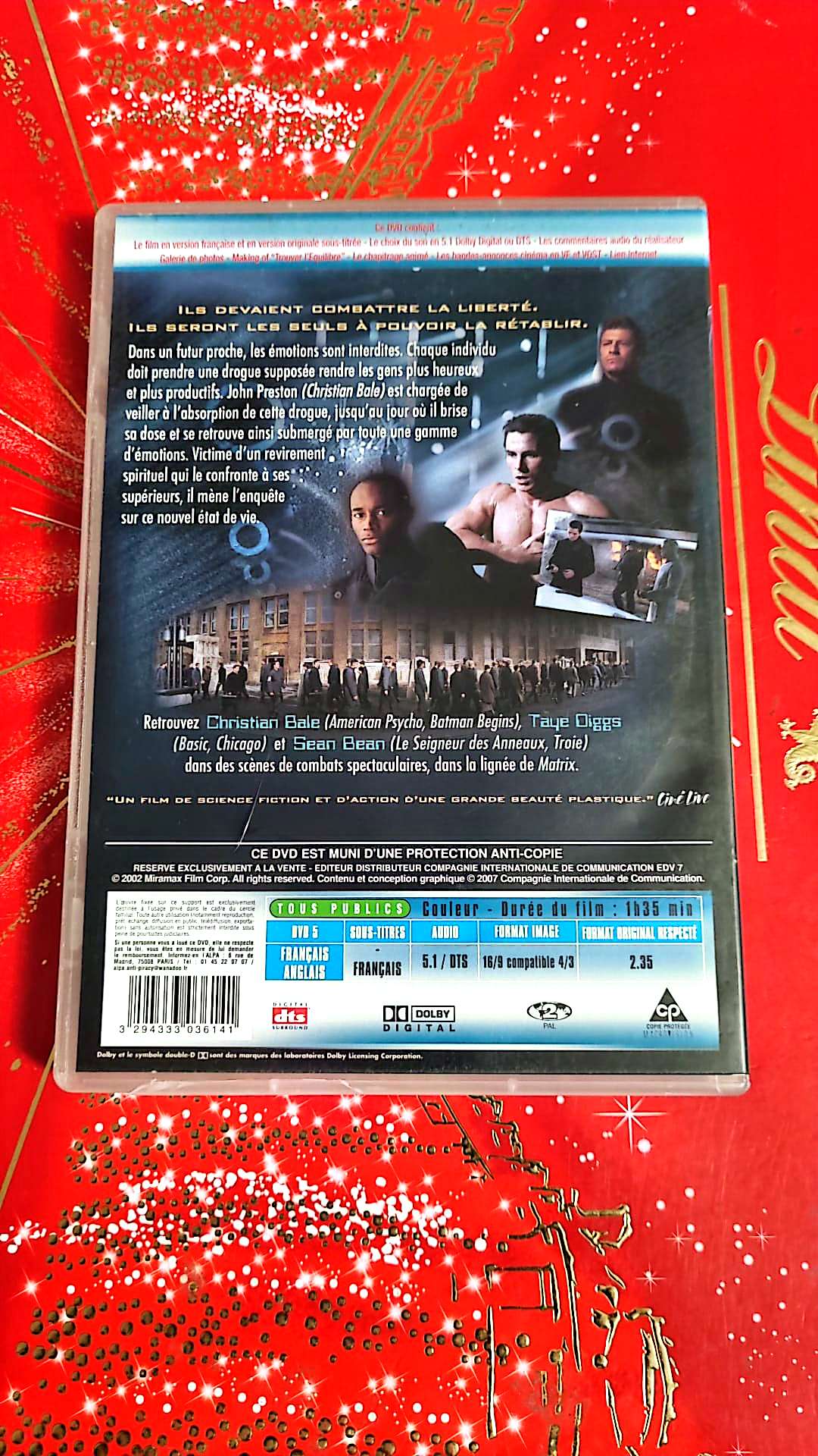 DVD : 2 homme 1 guerre aucun compromis equilibrium