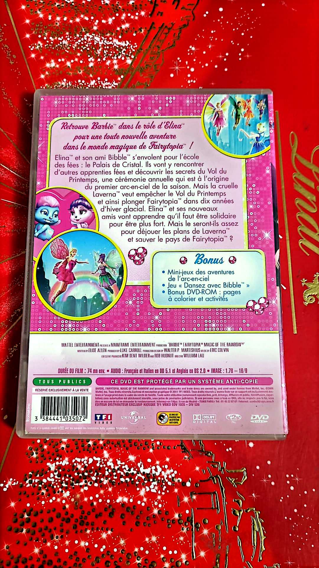 DVD : barbie magie de l'arc en ciel