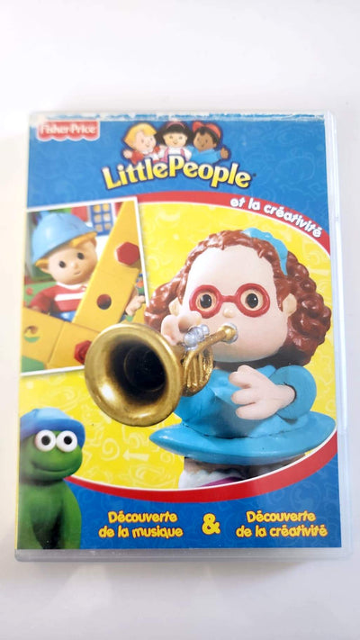 Little People DVD – Music & Creativity – Fisher-Price – Ages 2 to 6 – French Version