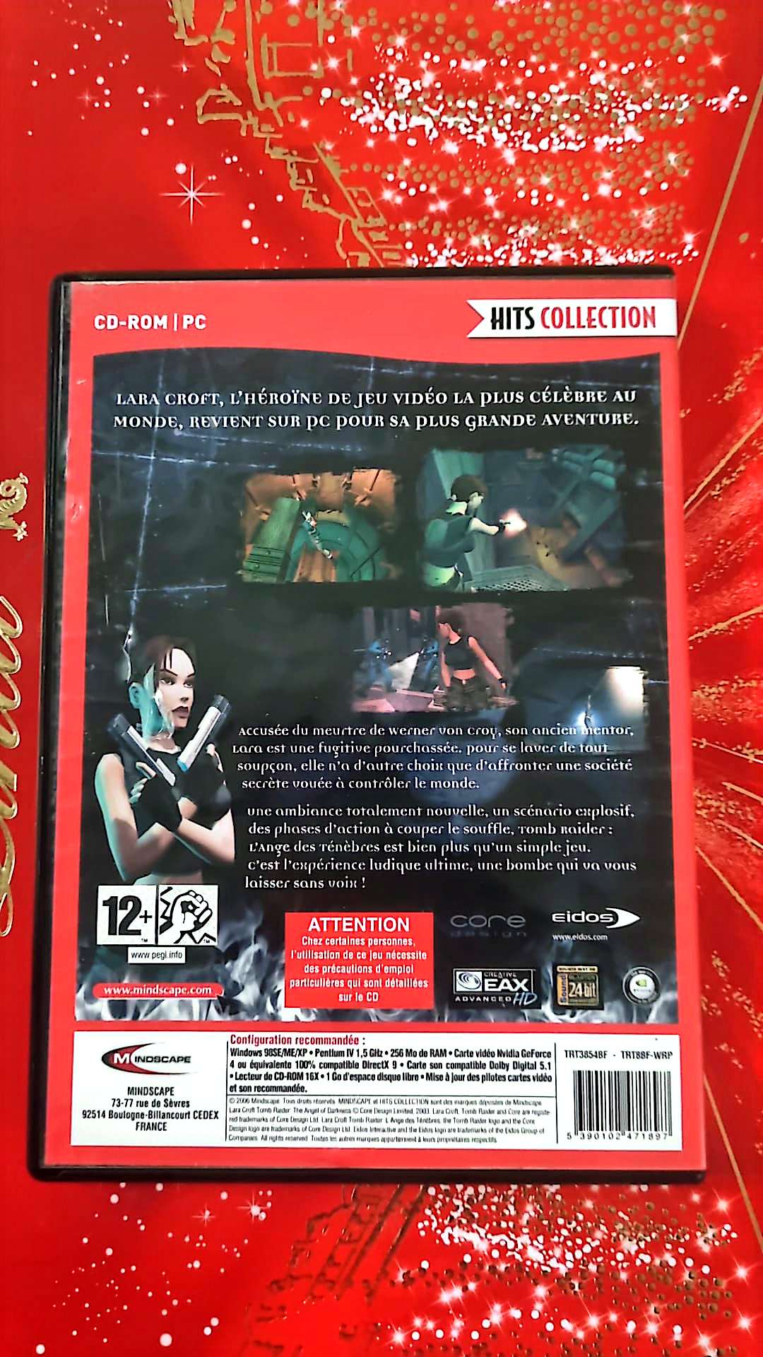 lara croft tomb raider l'ange des ténèbres jeu pc