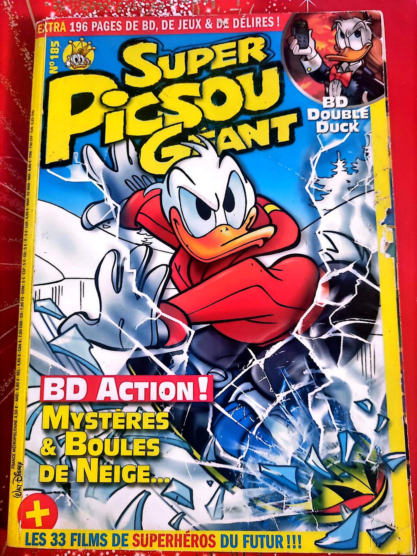 Magazine BD – Super Picsou Géant n°185 – BD Disney – Mystères & Boules de Neige