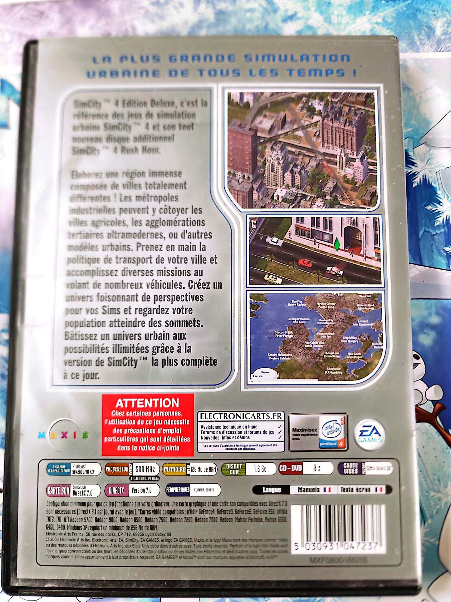 SimCity 4 Edition Deluxe PC CD-ROM FR Complet 2 Disques Jeu de Simulation Urbaine EA Games