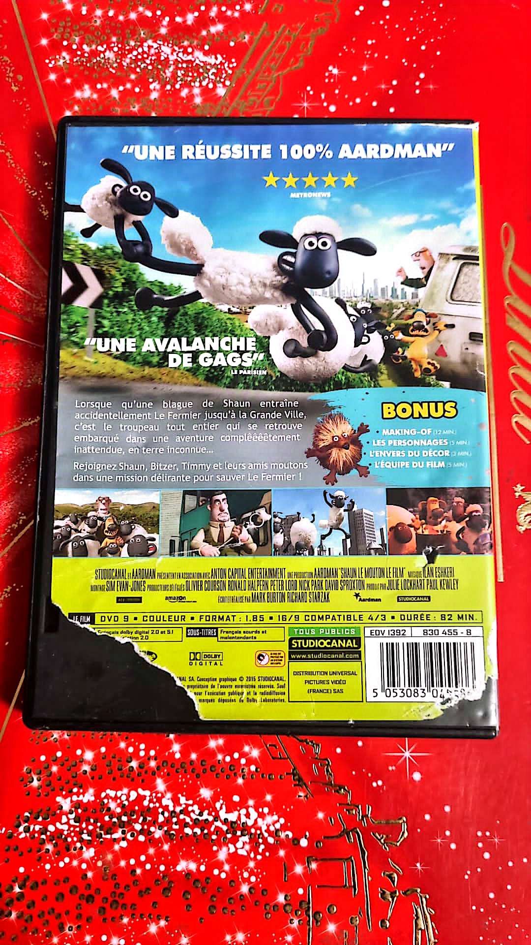 DVD : shaun le moshaun le mouton en le film DVD Par blaspouton en le film
