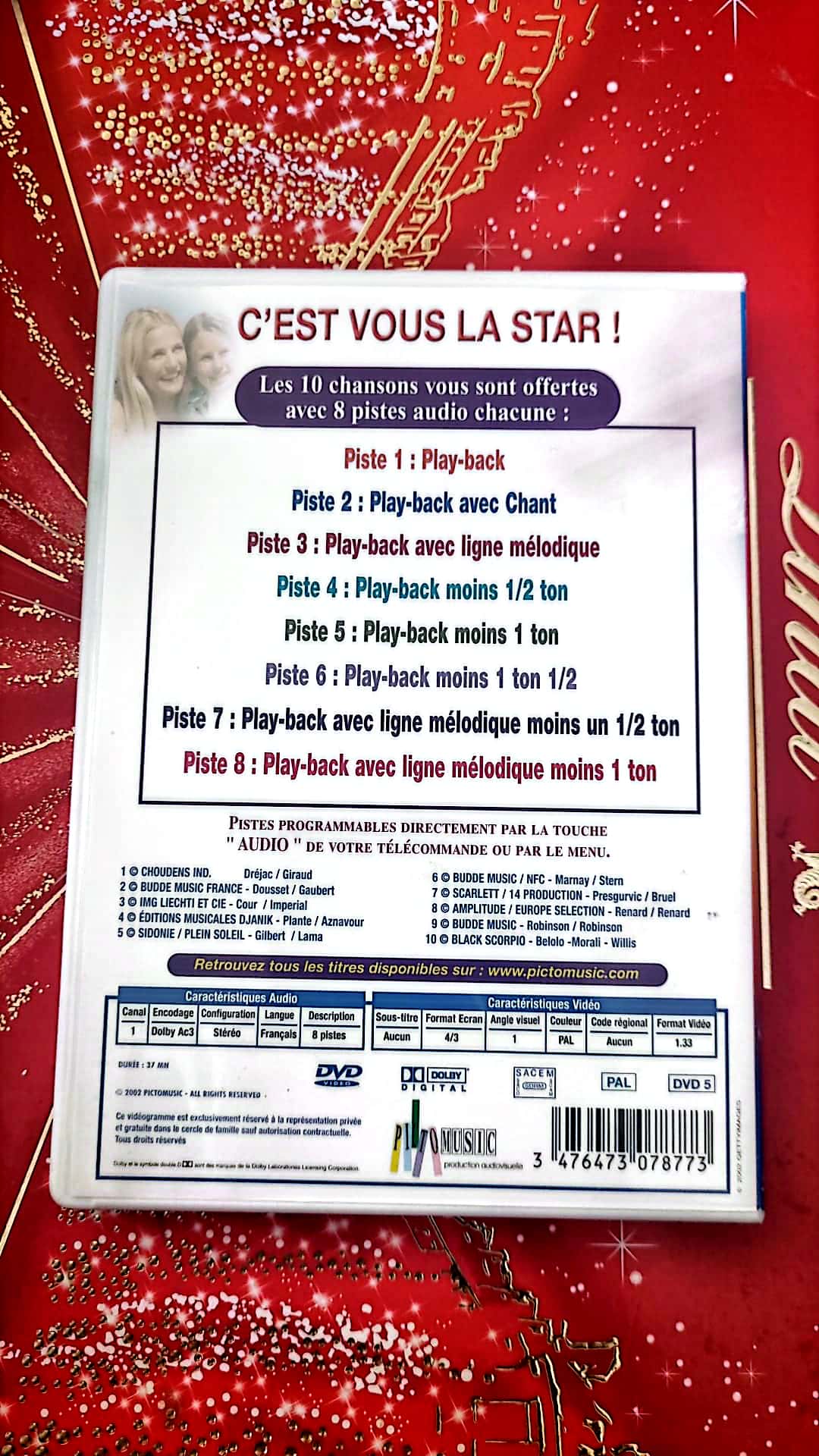DVD 10 succès incontournable 7 Karaoké academy