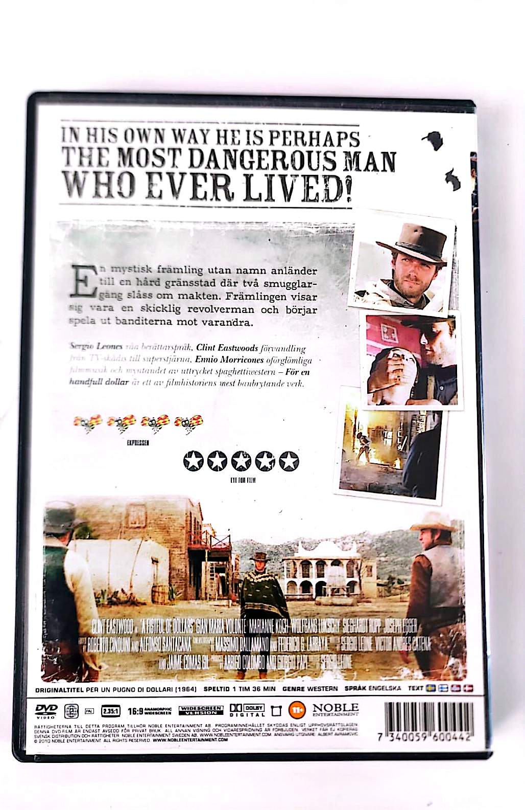 Pour une Poignée de Dollars DVD – Clint Eastwood – Western Sergio Leone – Trilogie du Dollar