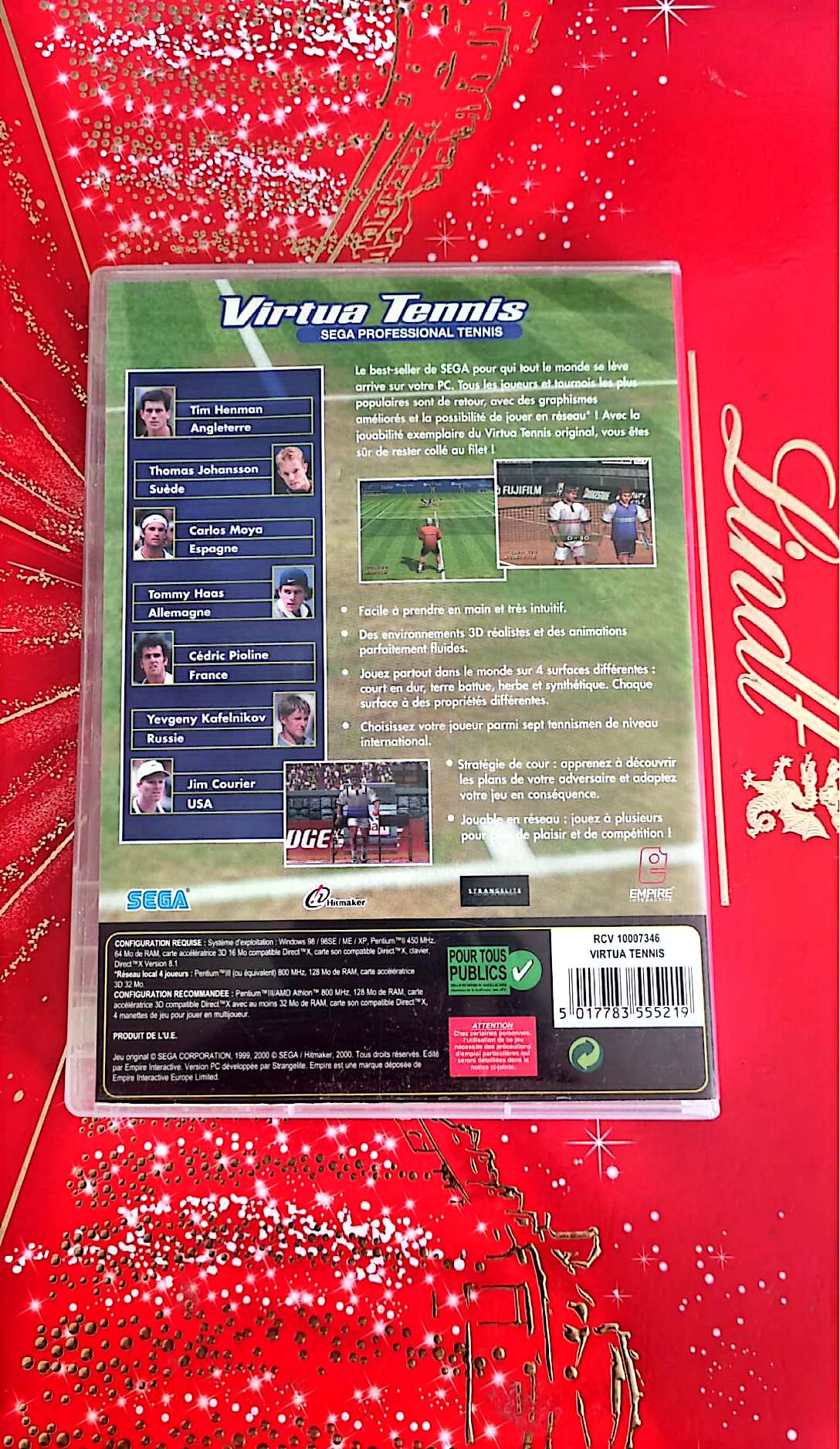 Jeu vidéo PC : Virtuel tennis sega pc