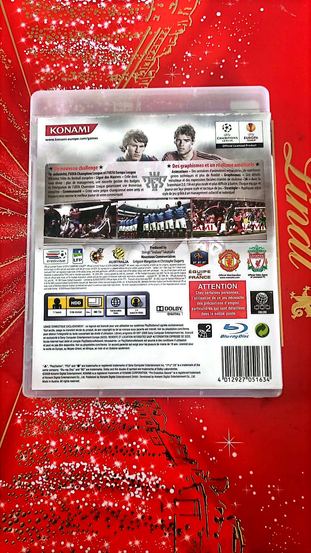 Jeu vidéo PS3 : pes 2010 pro evolution soccer ps3