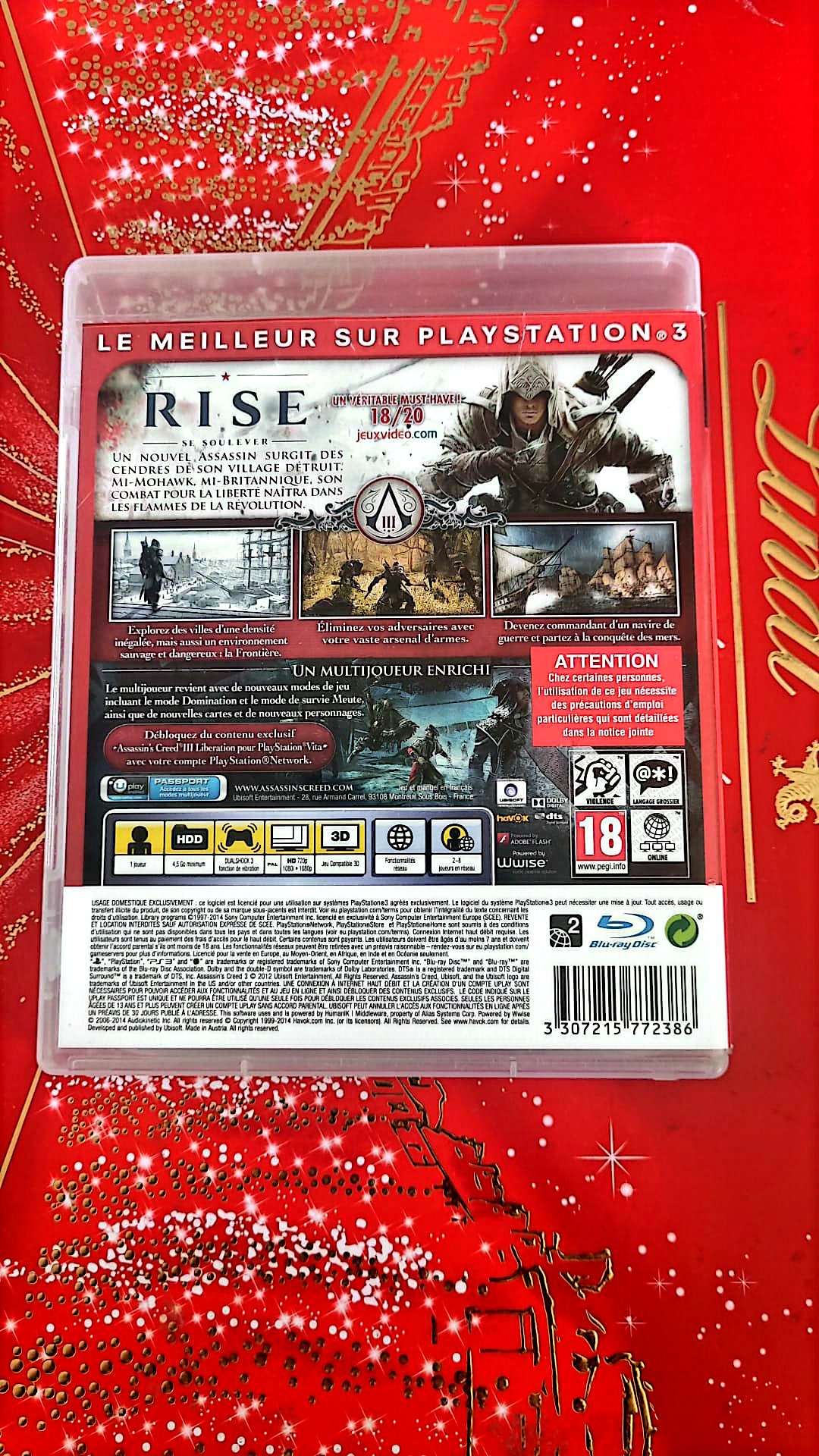 Jeu vidéo PS3 : assassin's creed iii ps3