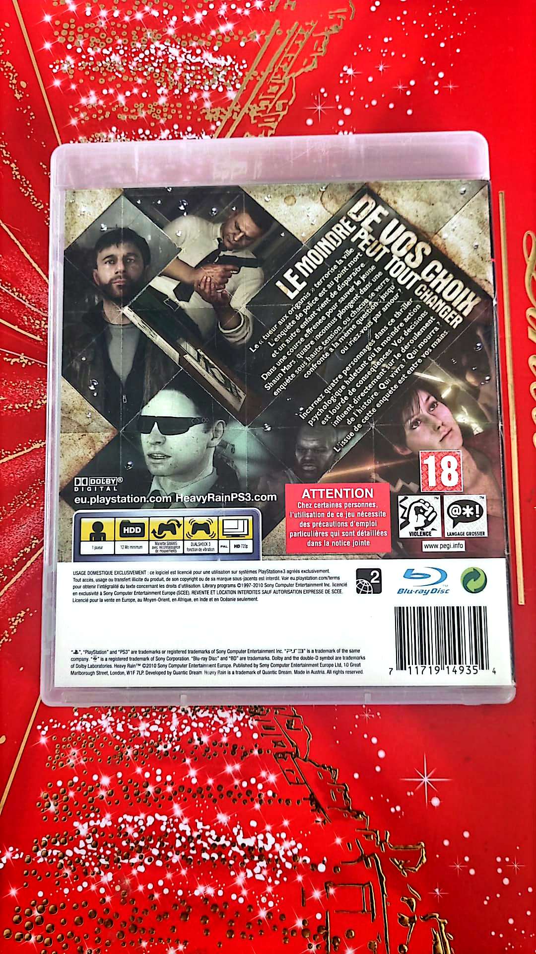 Jeu vidéo PS3 : heavy rain ps3