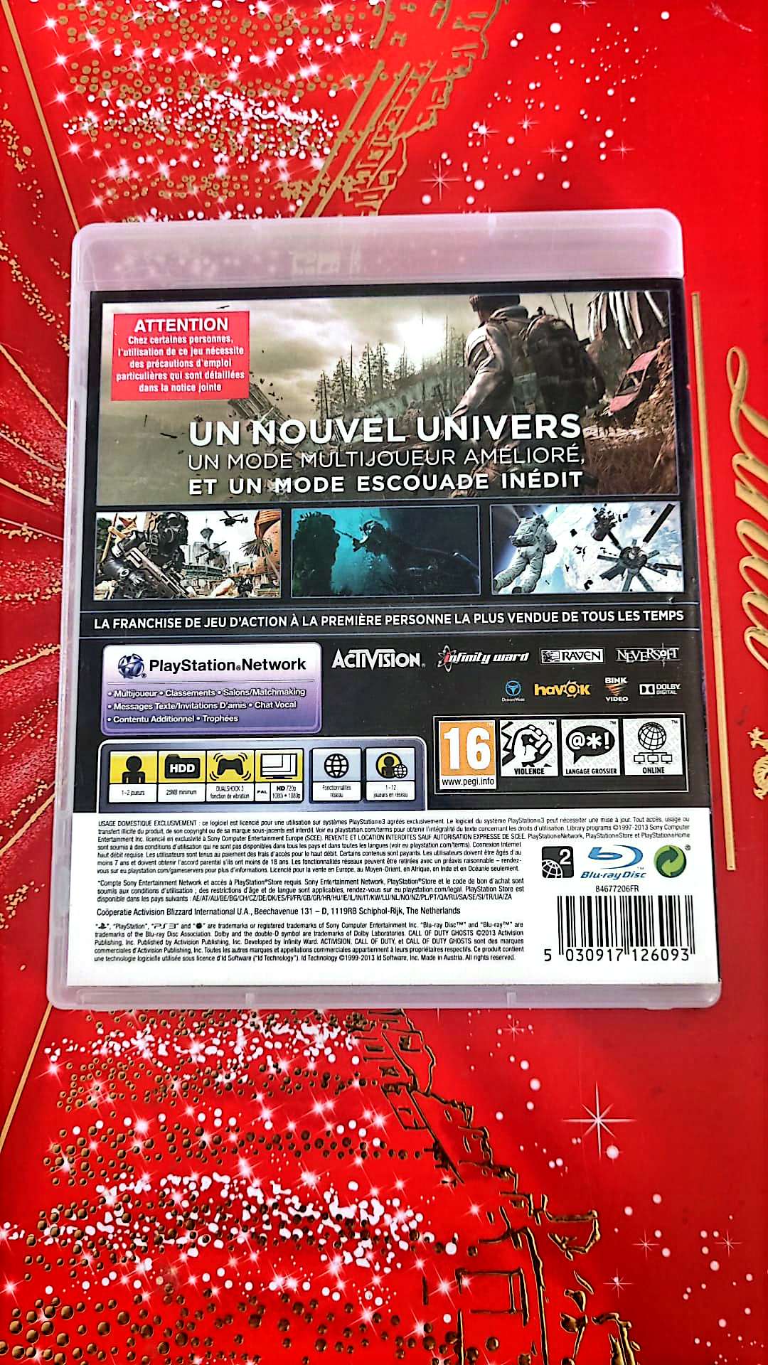 Jeu vidéo PS3 : call of duty ghosts ps3