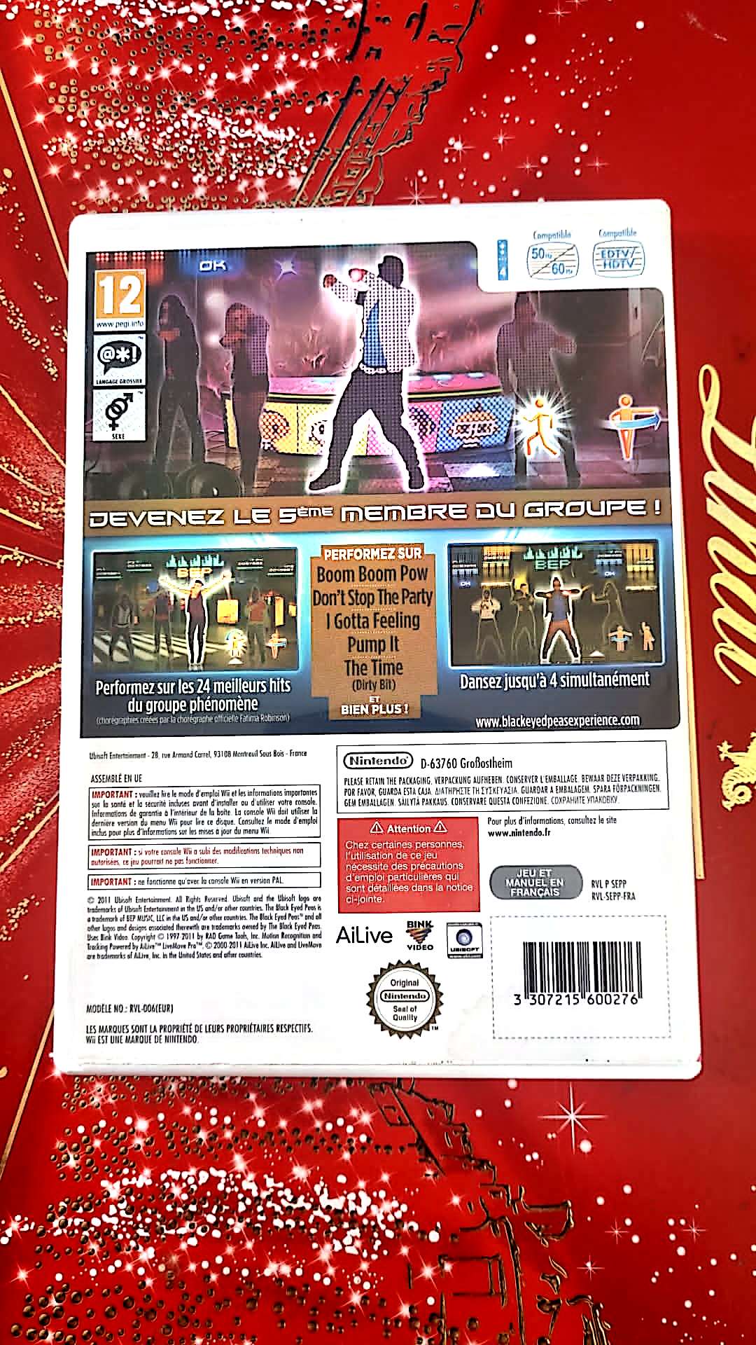 Jeu vidéo Wii : the black eyed peas experience