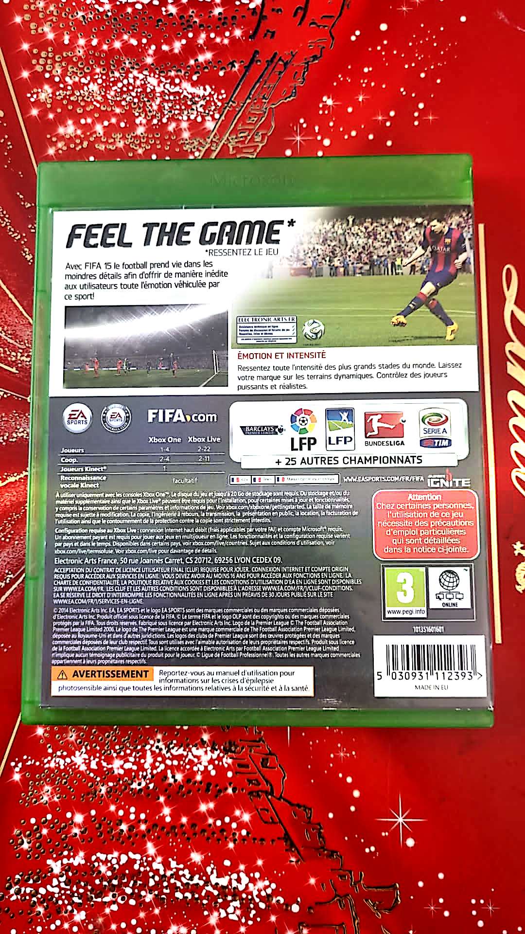 Jeu vidéo Xbox One : xbox one ea sports fifa 15