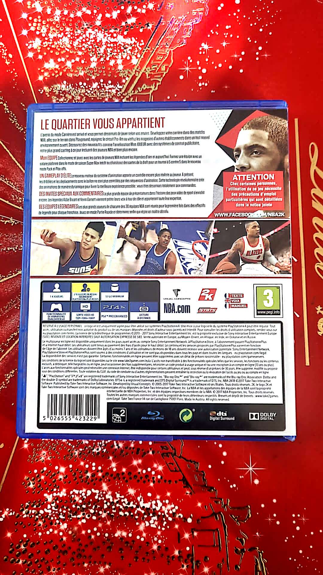 Jeu vidéo PS4 : ps4 NBA 2K18