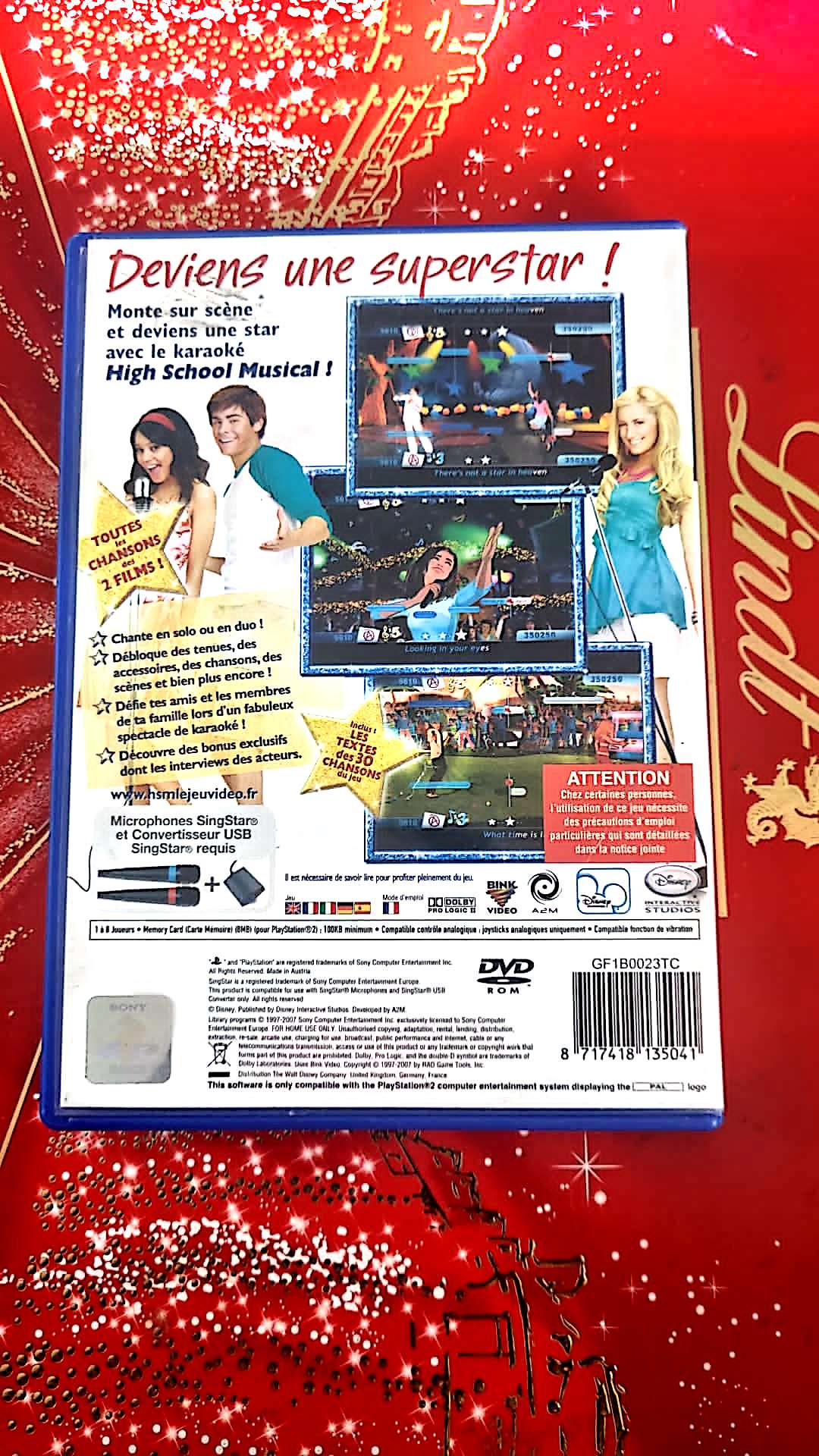Jeu vidéo PS2 : ps2 disney high school musical tous en scene