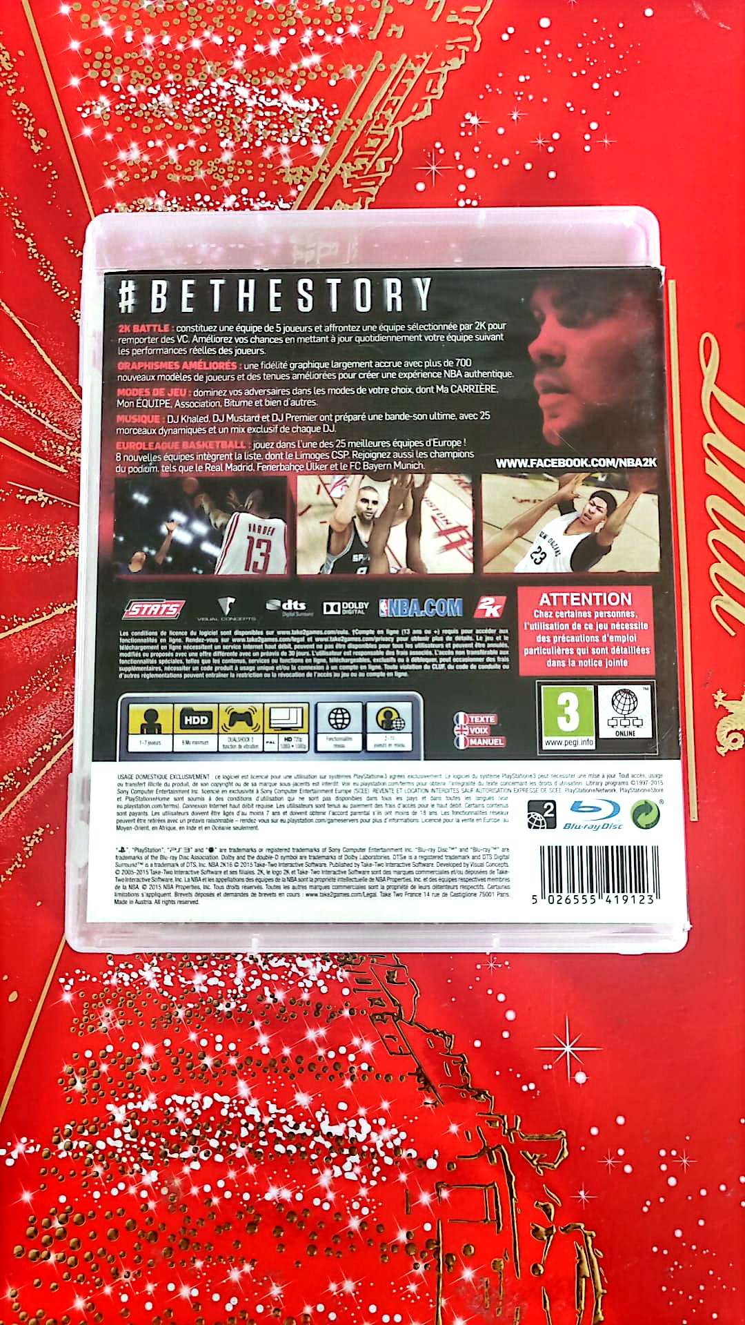 Jeu vidéo PS3 : NBA 2K16 PS3