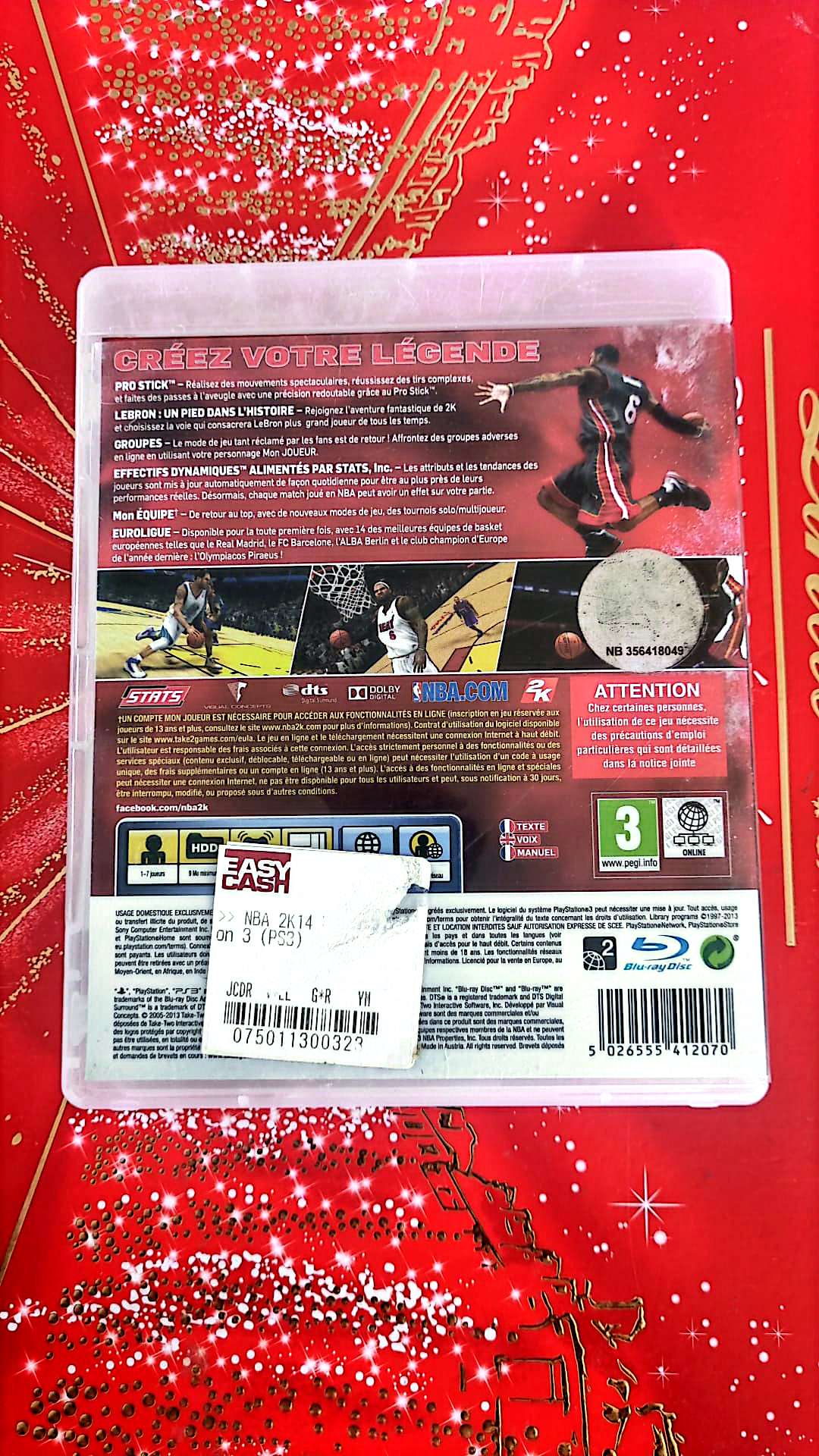 Jeu vidéo PS3 : NBA 2K14 PS3