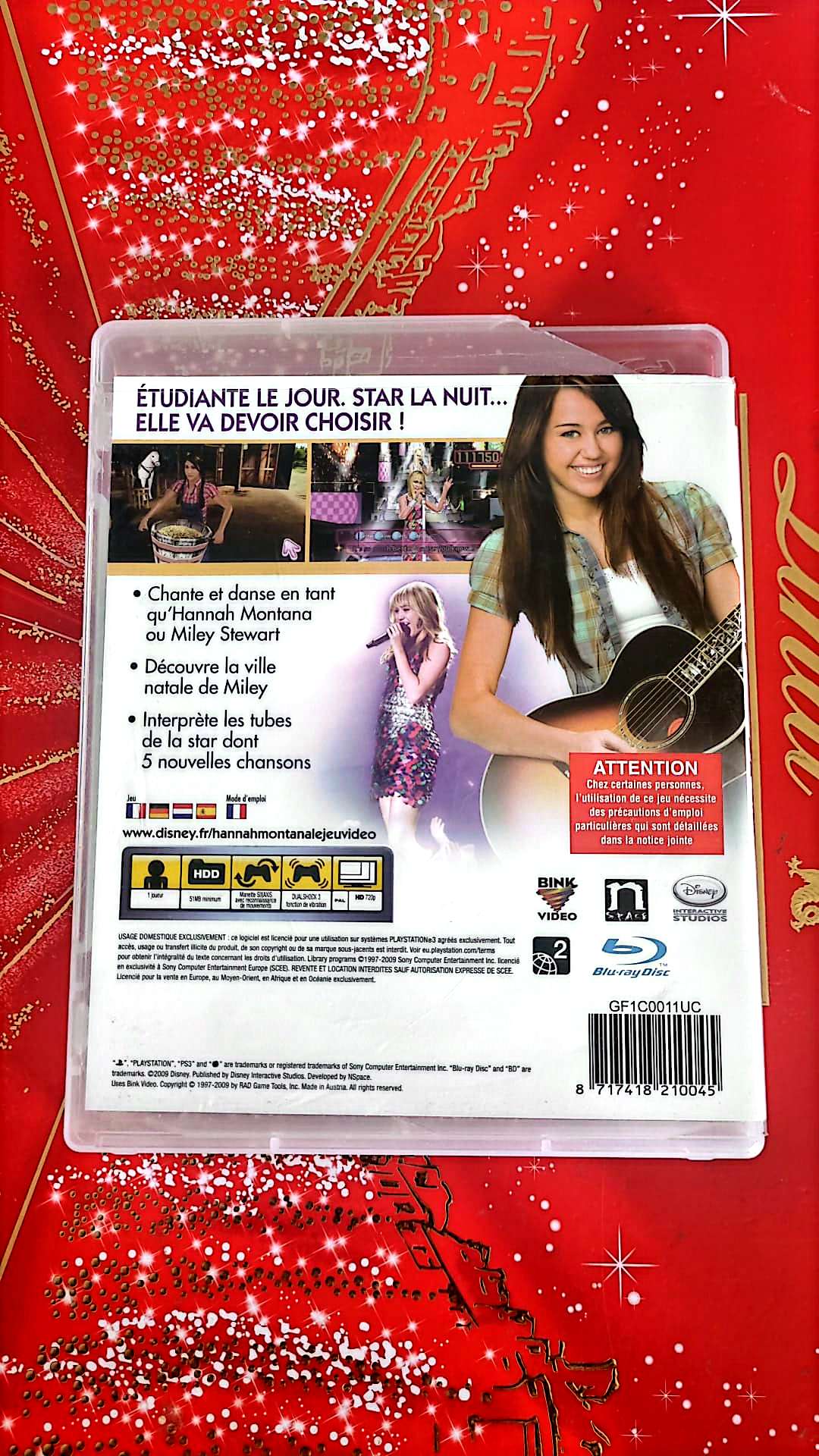 Jeu vidéo PS3 : walf disney Hannah montana le film ps3