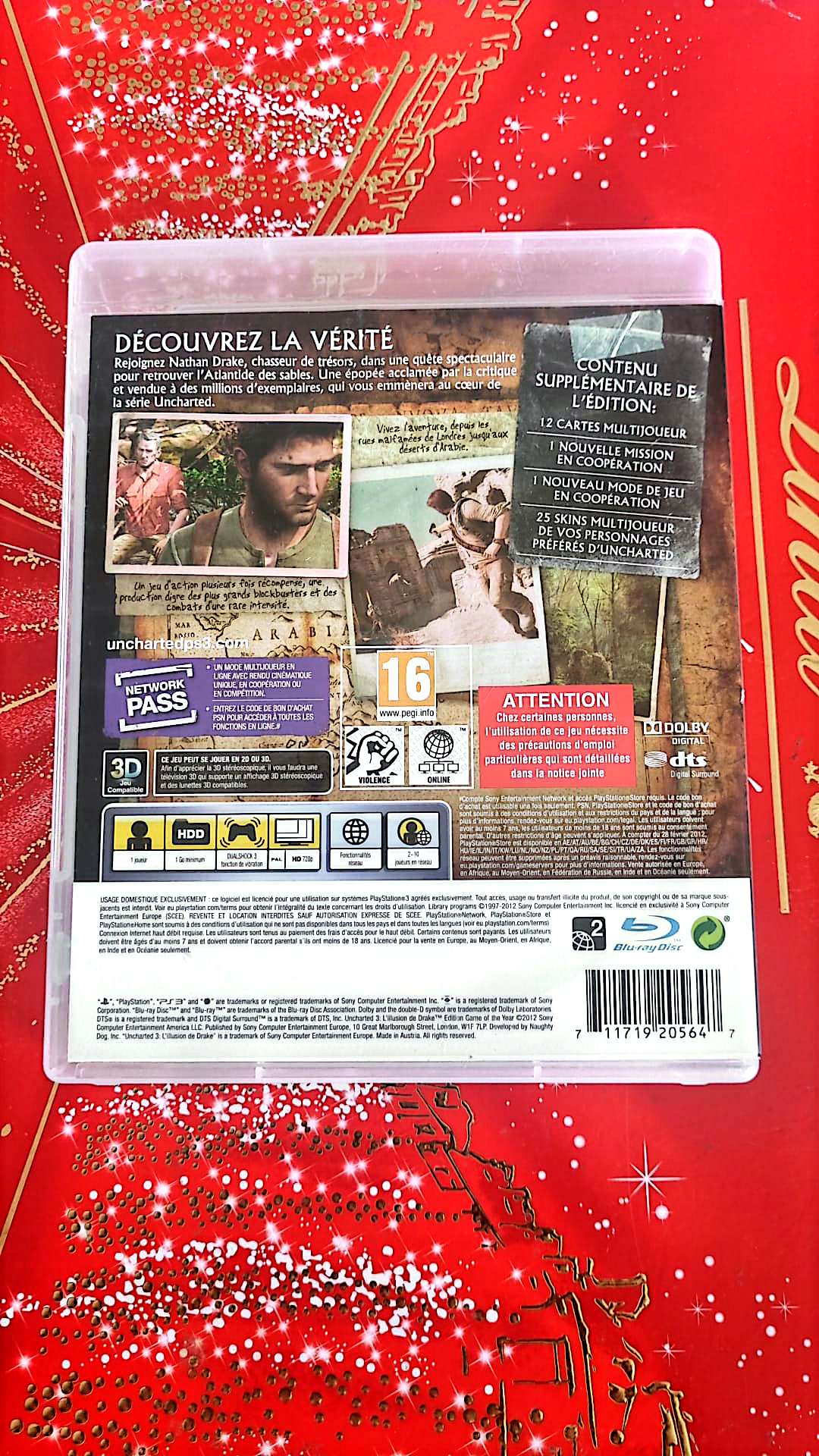 Jeu vidéo PS3 : uncharted 3 l'illusion de drake ps3