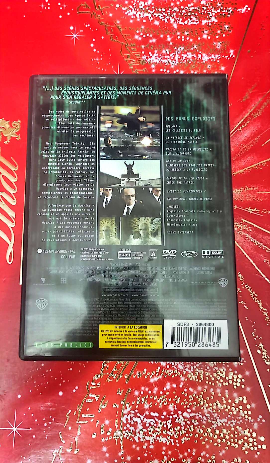 DVD : matrix reloaded