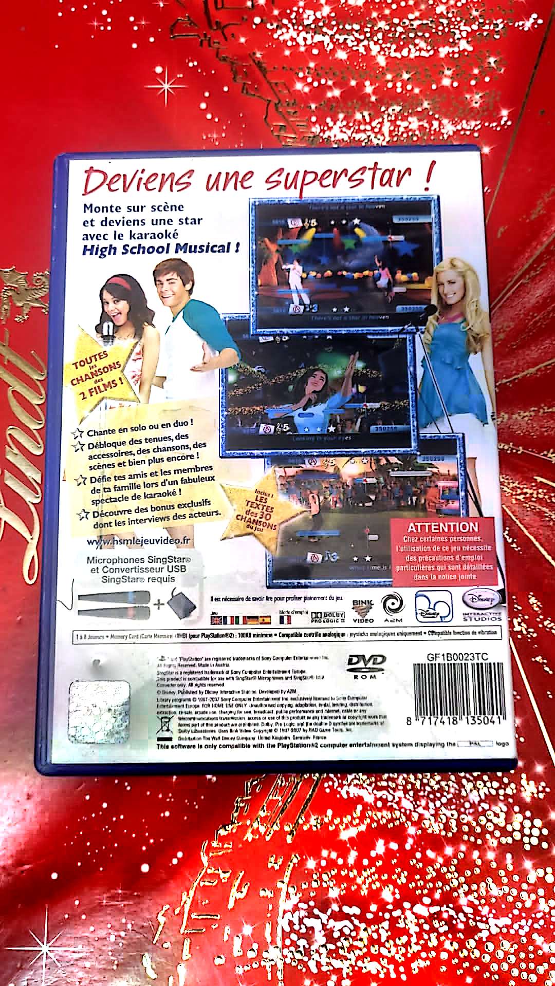 Jeu vidéo PS2 : ps2 high school musical tous en scene