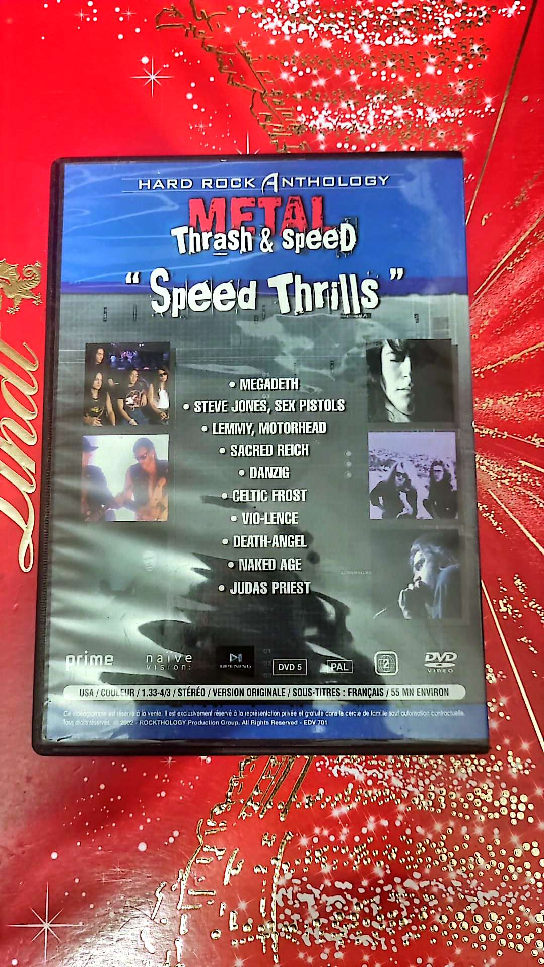 DVD : metal thrash speed "speed thrills"