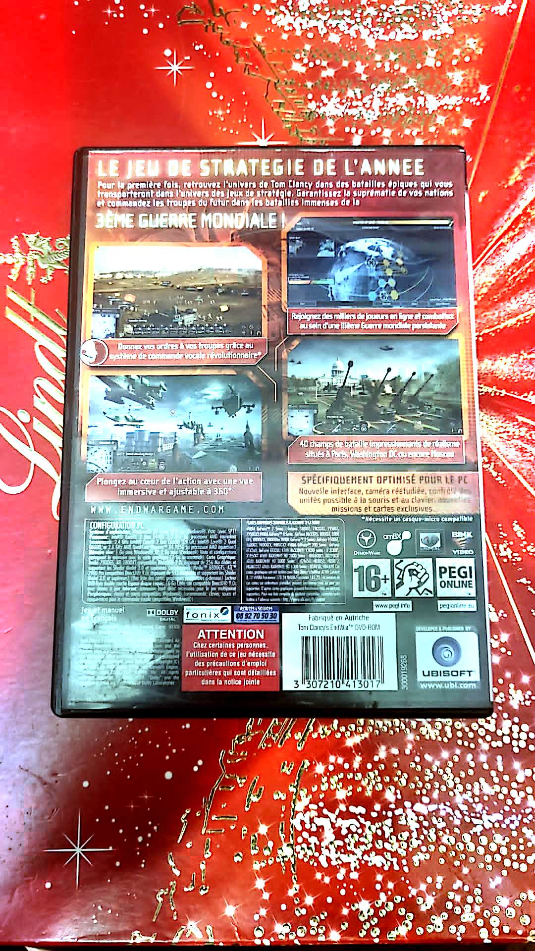 Jeu vidéo PC : tom clancy's endwar