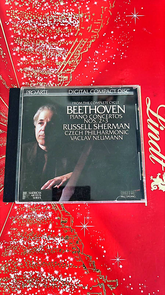 CD Beethoven – Concertos pour piano n°2 & n°3 – Russell Sherman, Czech Philharmonic, Václav Neumann