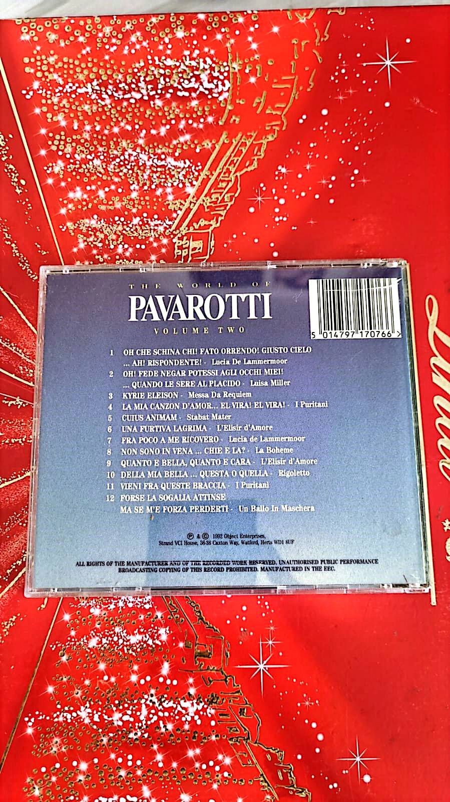 CD Pavarotti – The World of Pavarotti Vol. 2 – Luciano Pavarotti