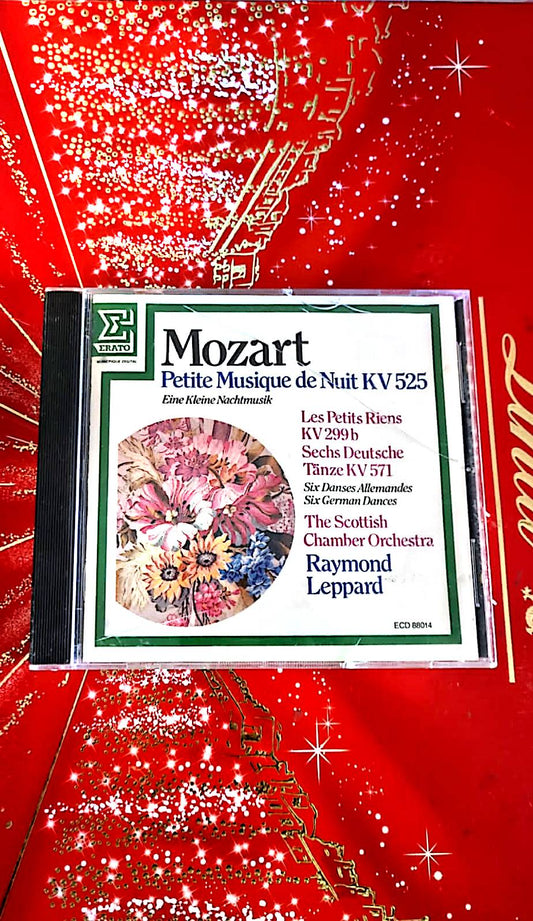 CD Mozart – Petite Musique de Nuit KV 525, Les Petits Riens KV 299b, Danses allemandes KV 571 – Scottish Chamber Orchestra, Raymond Leppard
