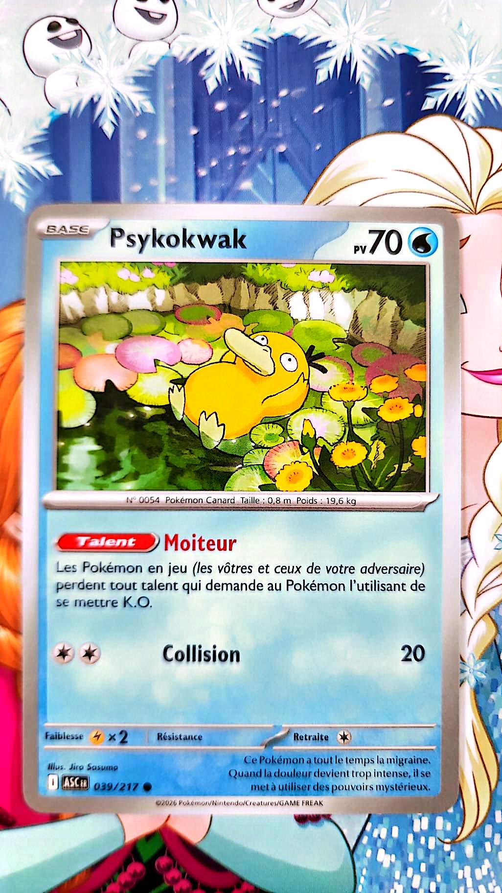 Carte Pokémon TCG Française 039/217 – Carte Officielle – Type Eau – Collection / Jeu