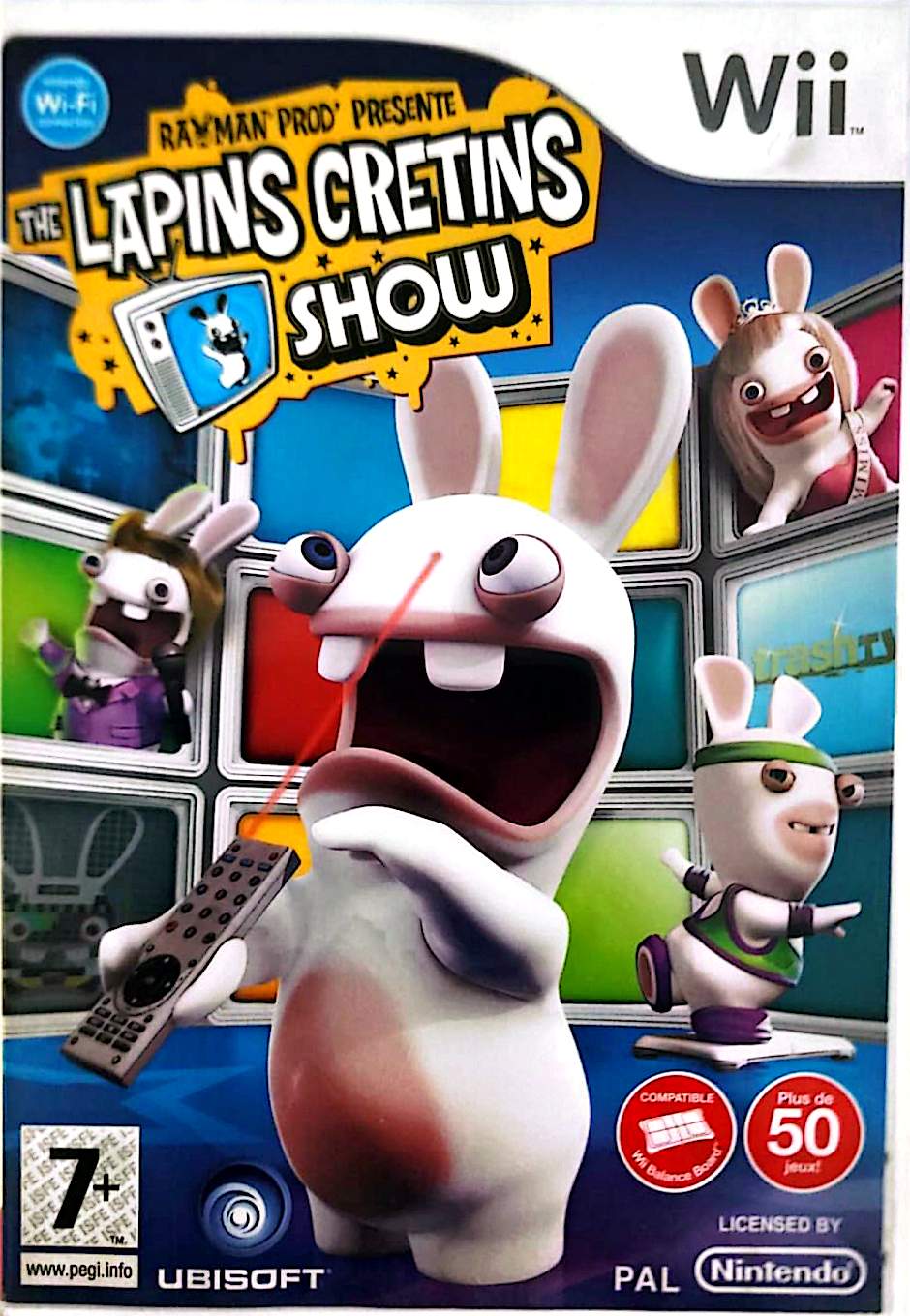 The Lapins Crétins Show – Jeu Wii | +50 Mini-Jeux | Party Game Multijoueur | PAL Français | Ubisoft