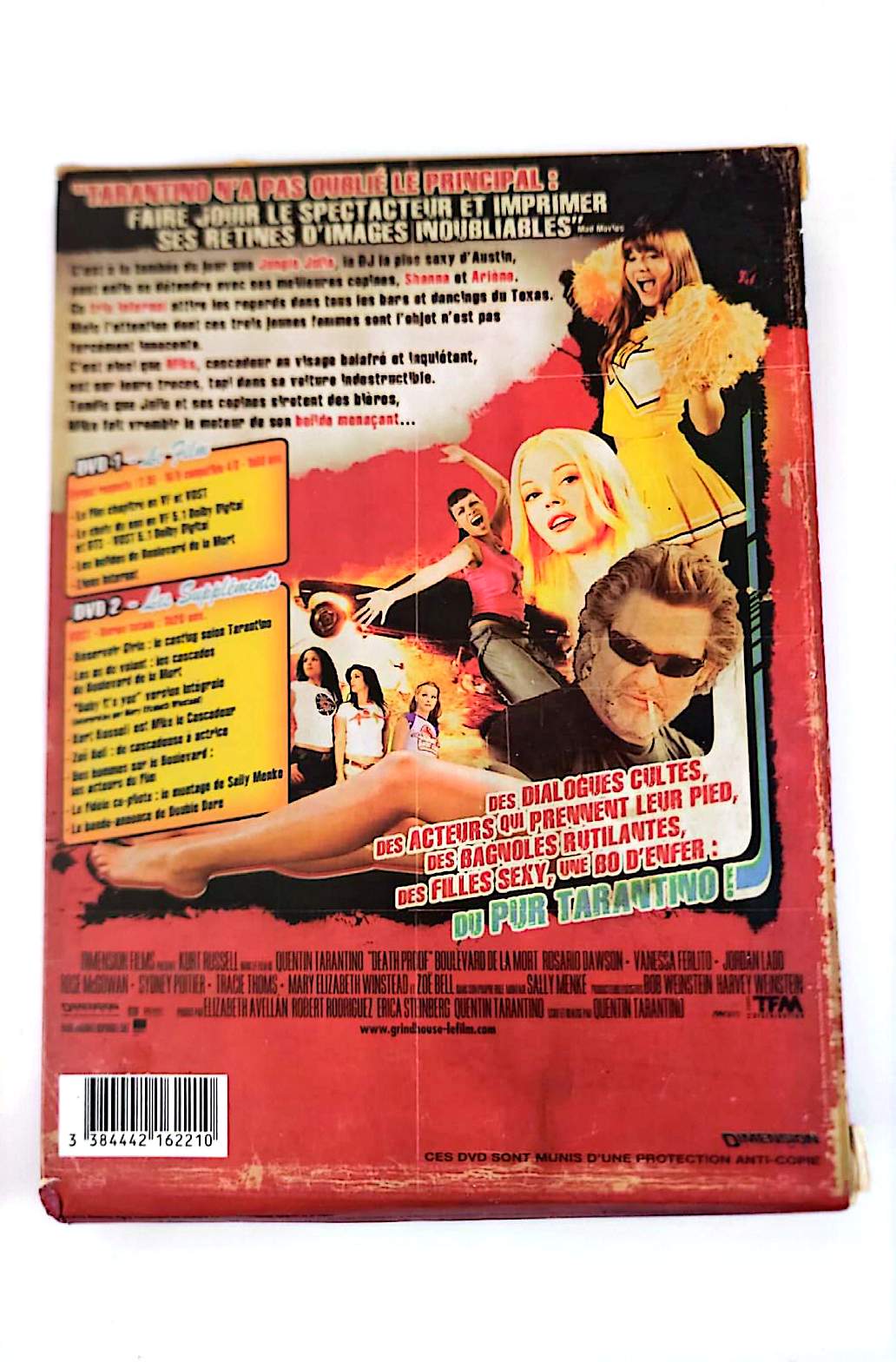 Boulevard de la Mort DVD Édition Collector 2 DVD – Quentin Tarantino, Kurt Russell | Film Action Zone 2 PAL
