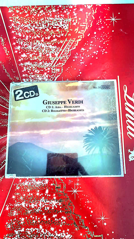 CD opéra – Giuseppe Verdi : Aida (extraits) + Rigoletto (extraits) – Coffret 2 CD