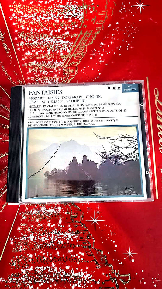 CD musique classique – Fantaisies de Mozart, Rimski-Korsakov, Chopin, Liszt, Schumann et Schubert