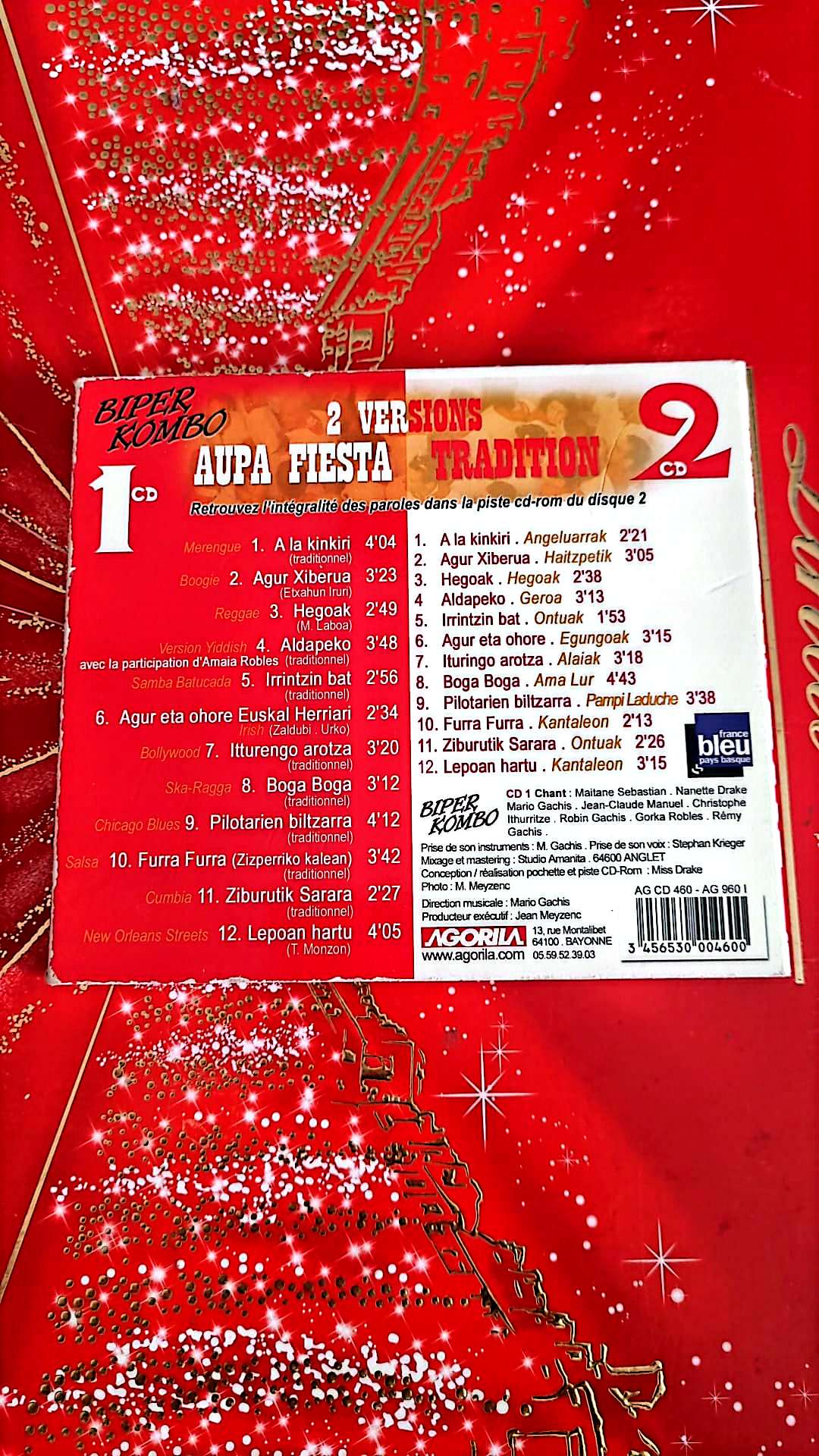 CD Compilation – Aupa Fiesta (2 CD musique traditionnelle et festive)