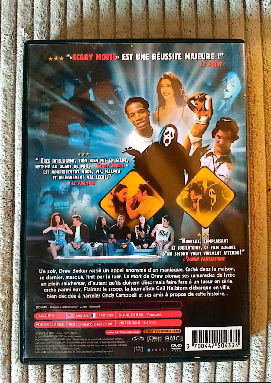DVD : Scary movie