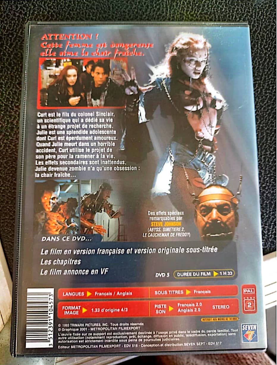 DVD : Le retour des Morts Vivants 3