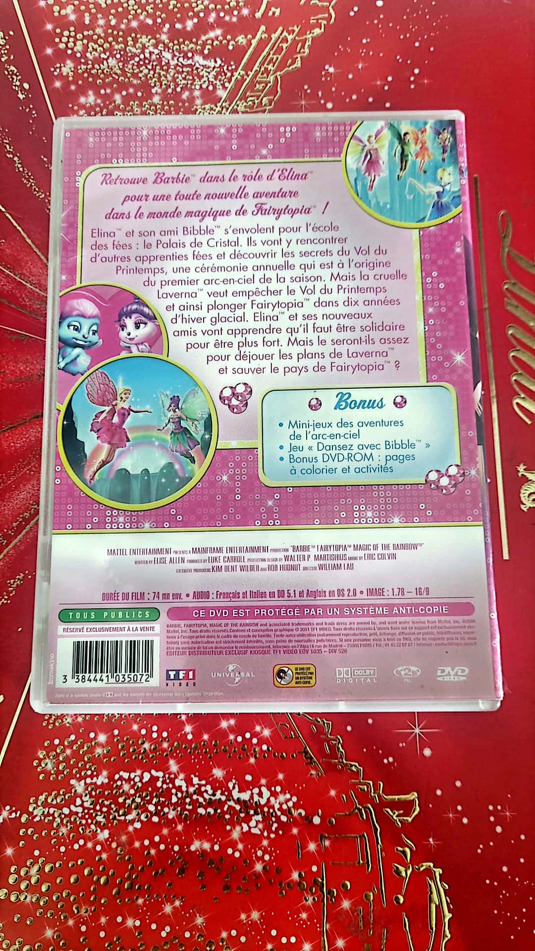 DVD : Barbie dans Magie de la Danse (DVD jeunesse) – Film d’animation féérique, audio , version PAL – Dès 5 ans