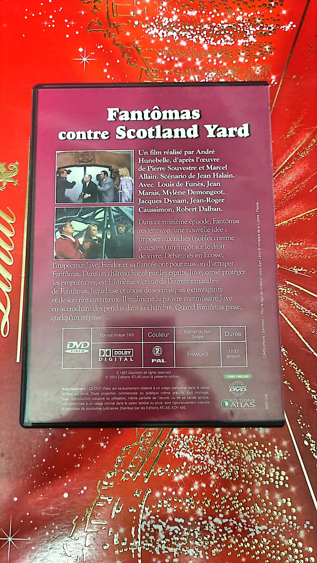 DVD : louis de funes fantomas contre scotland yard