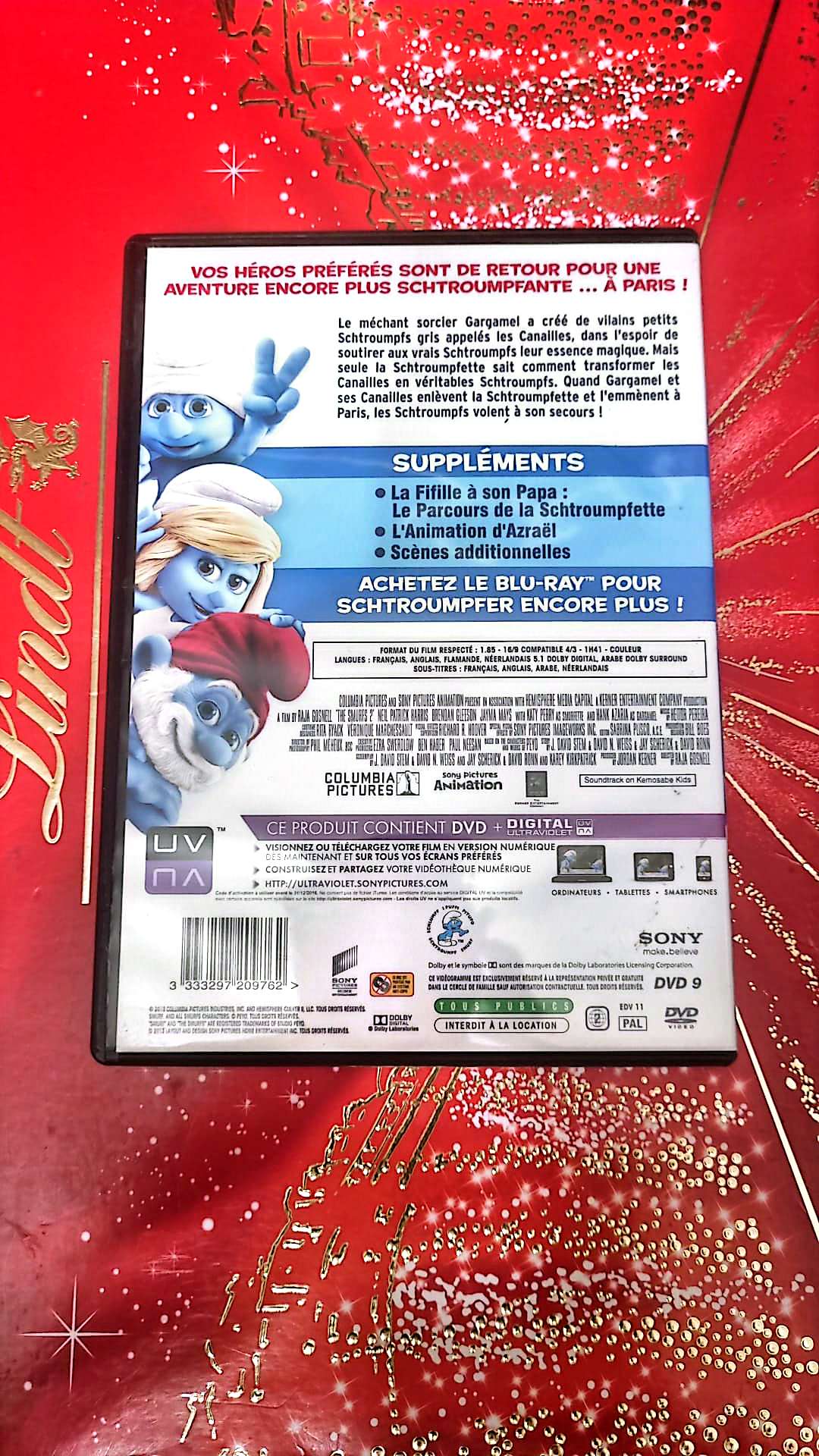 DVD : les schtroumpfs 2