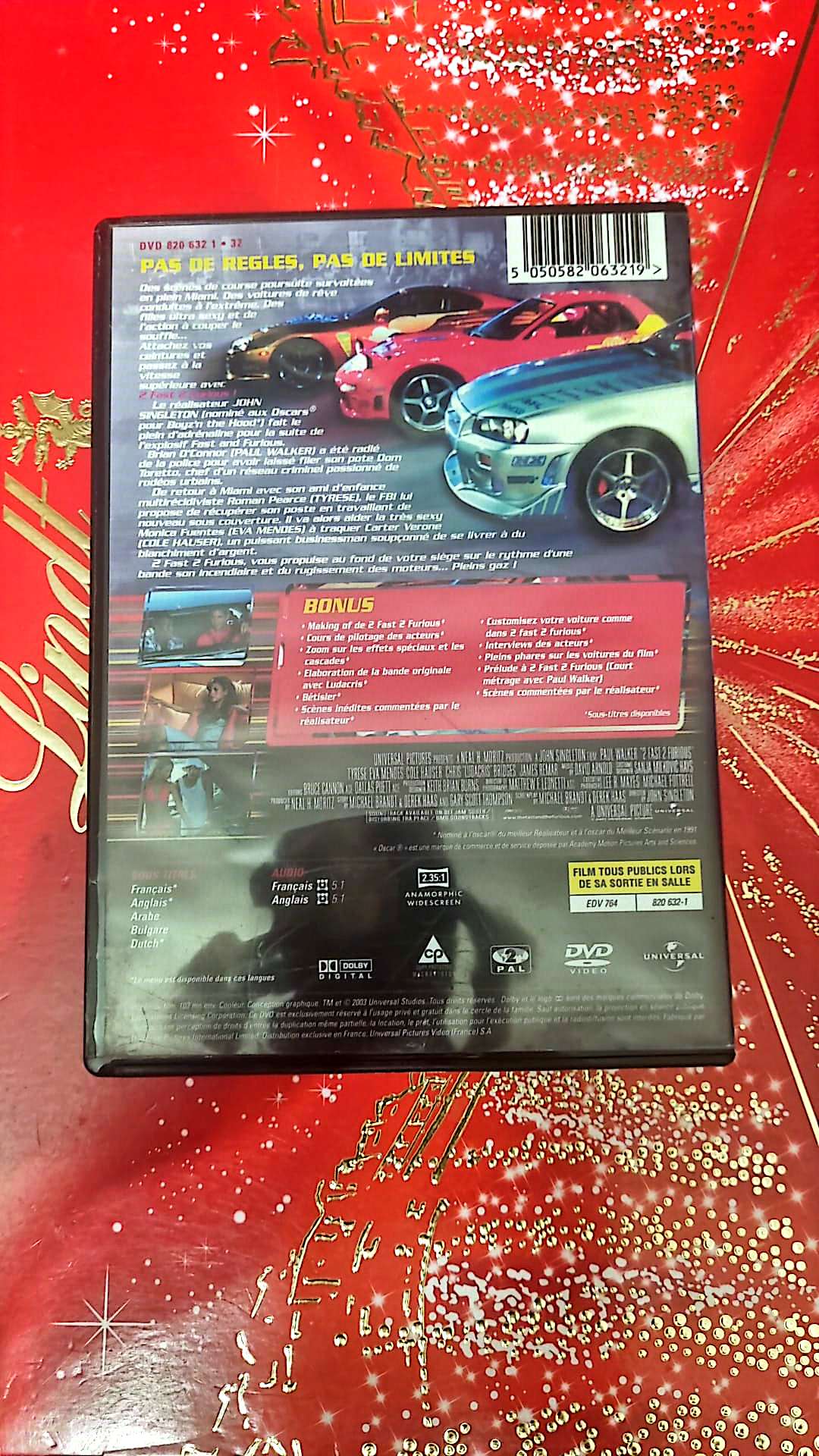 DVD : 2 fast 2 furious