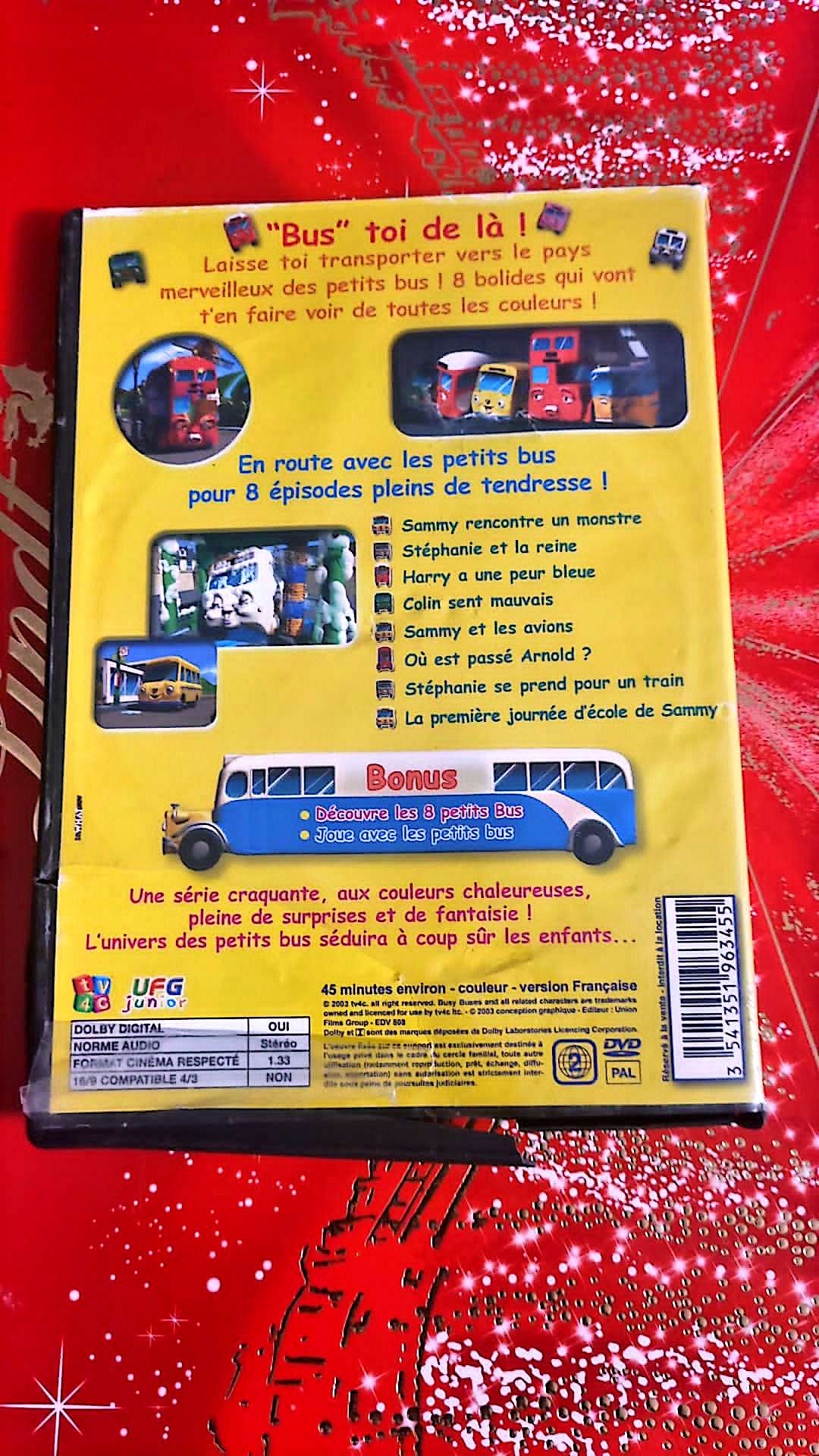 DVD : Les petits bus les aventures de sammy